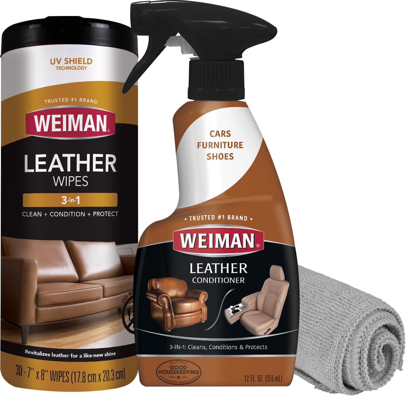 12 Fl Oz Spray & 30 Wipes