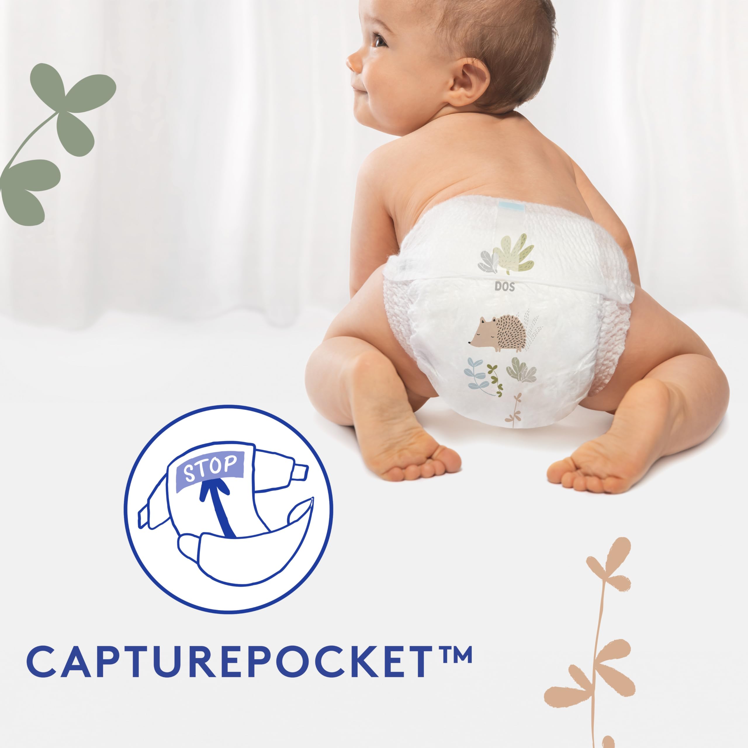 Lotus Baby Douceur & Confort - Culottes Taille 6 (16-26 kg) Pack 1 mois - 112 culottes