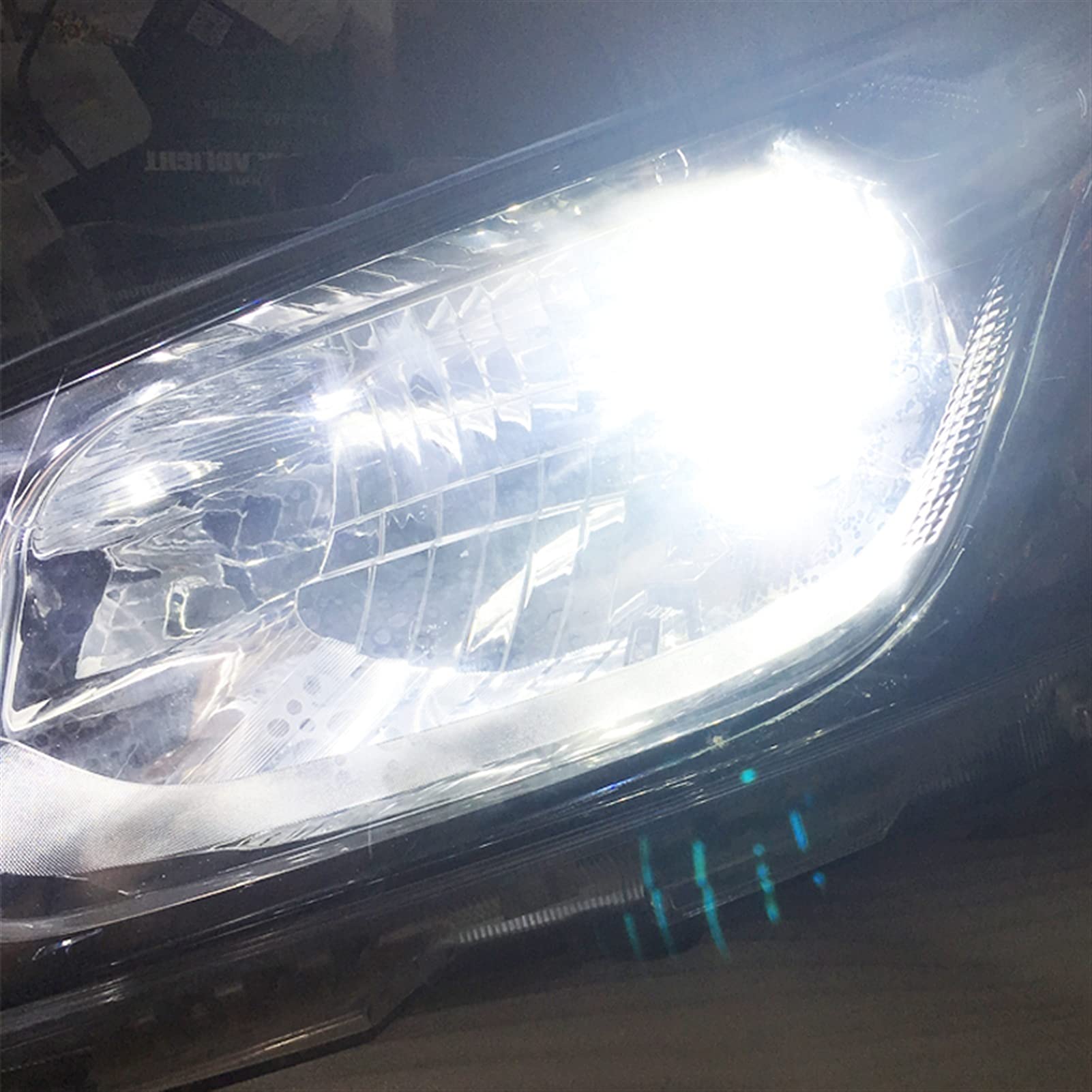 Żarówka ledowa Reflektor Bulb H4 LED H7 H11 9005 HB3 9006 HB4 40W Niezwykle jasny LED Reflektor samochodu Wysokiej mocy White 6000K Car Styling (Size : H4/9003/HB2 Hi/Lo)