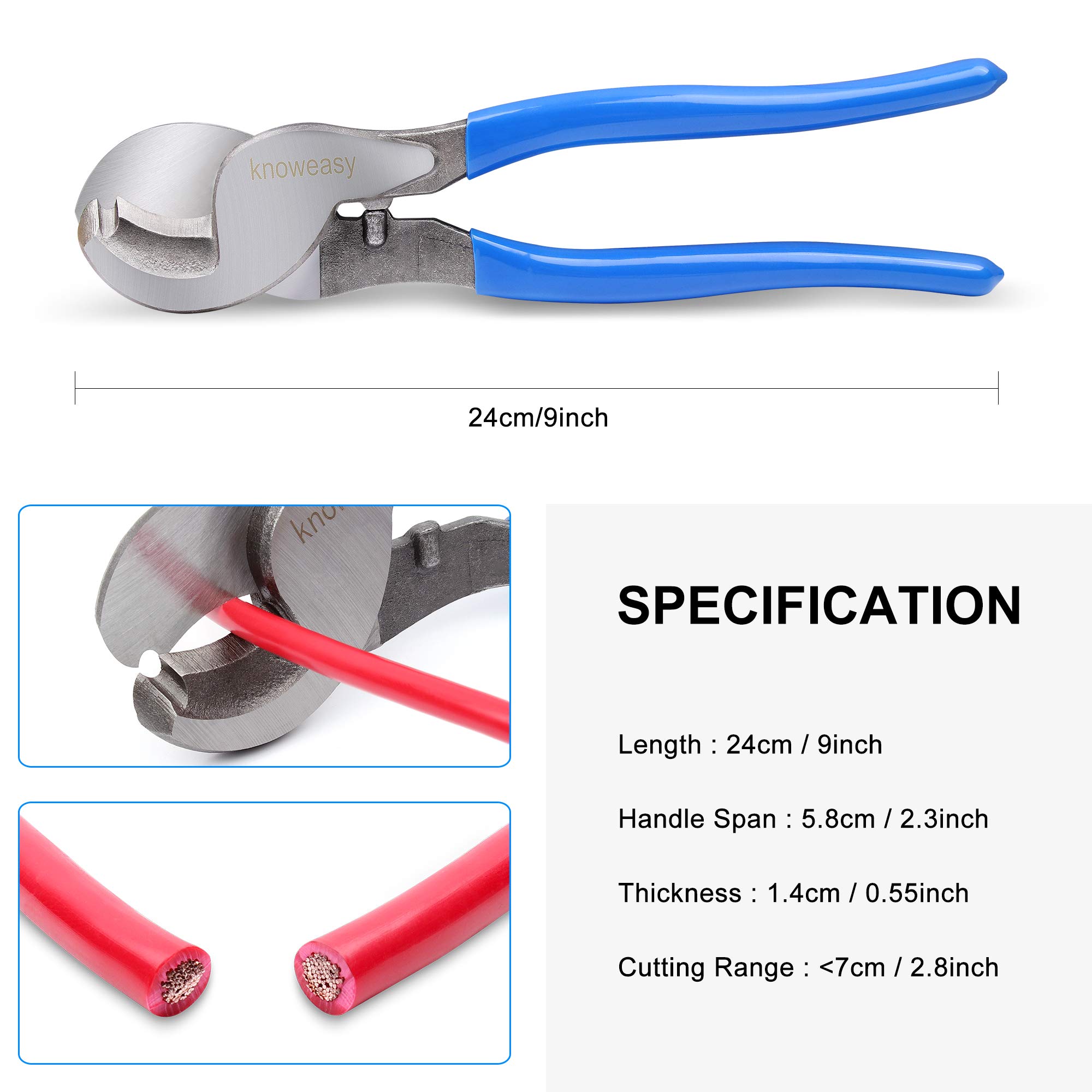 Buy Cable Lug Crimping Tool,Knoweasy Battery Cable Lug Crimper with