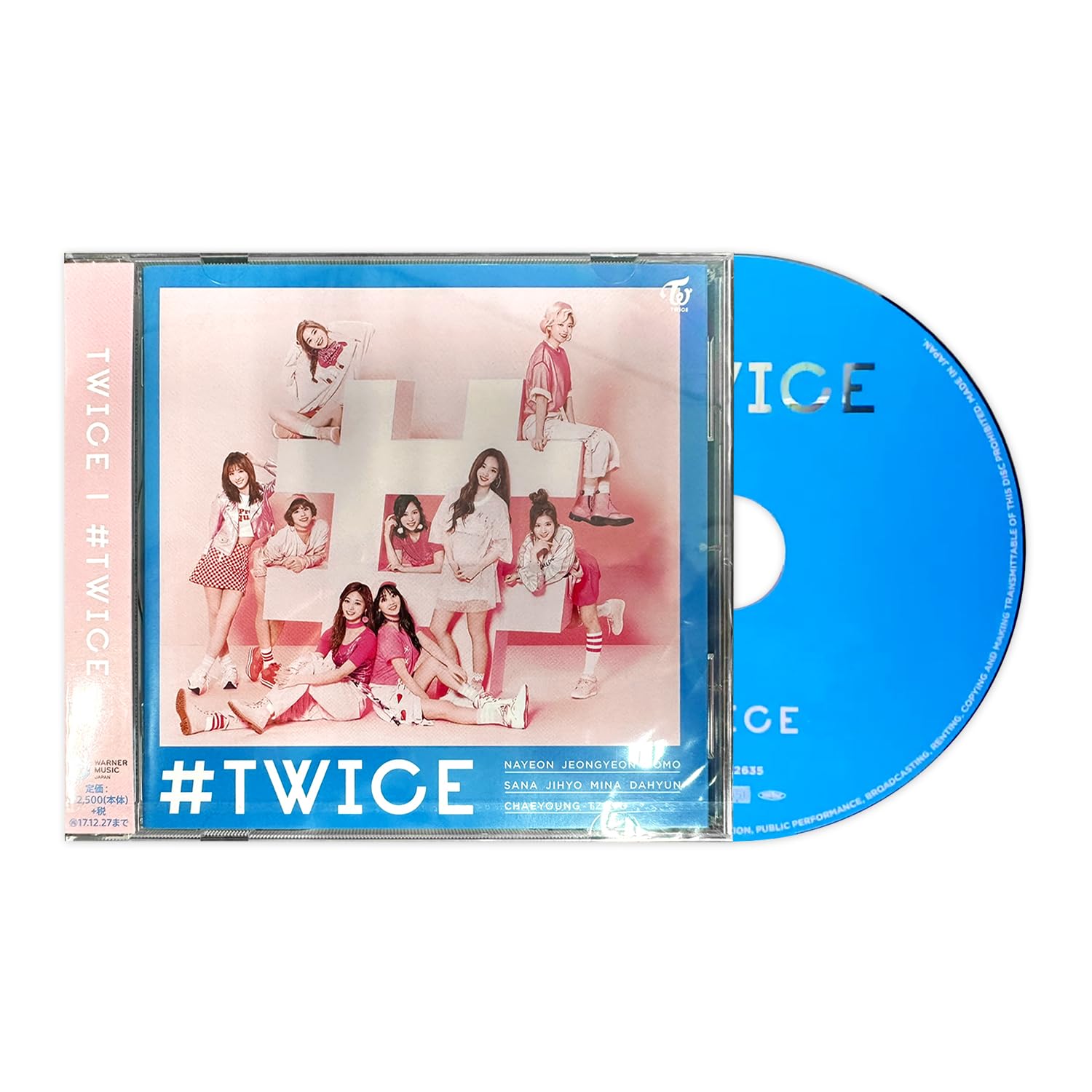TWICE - Japanese Album [#TWICE] (Stanard Ver.) CD-R + Lyric Book +