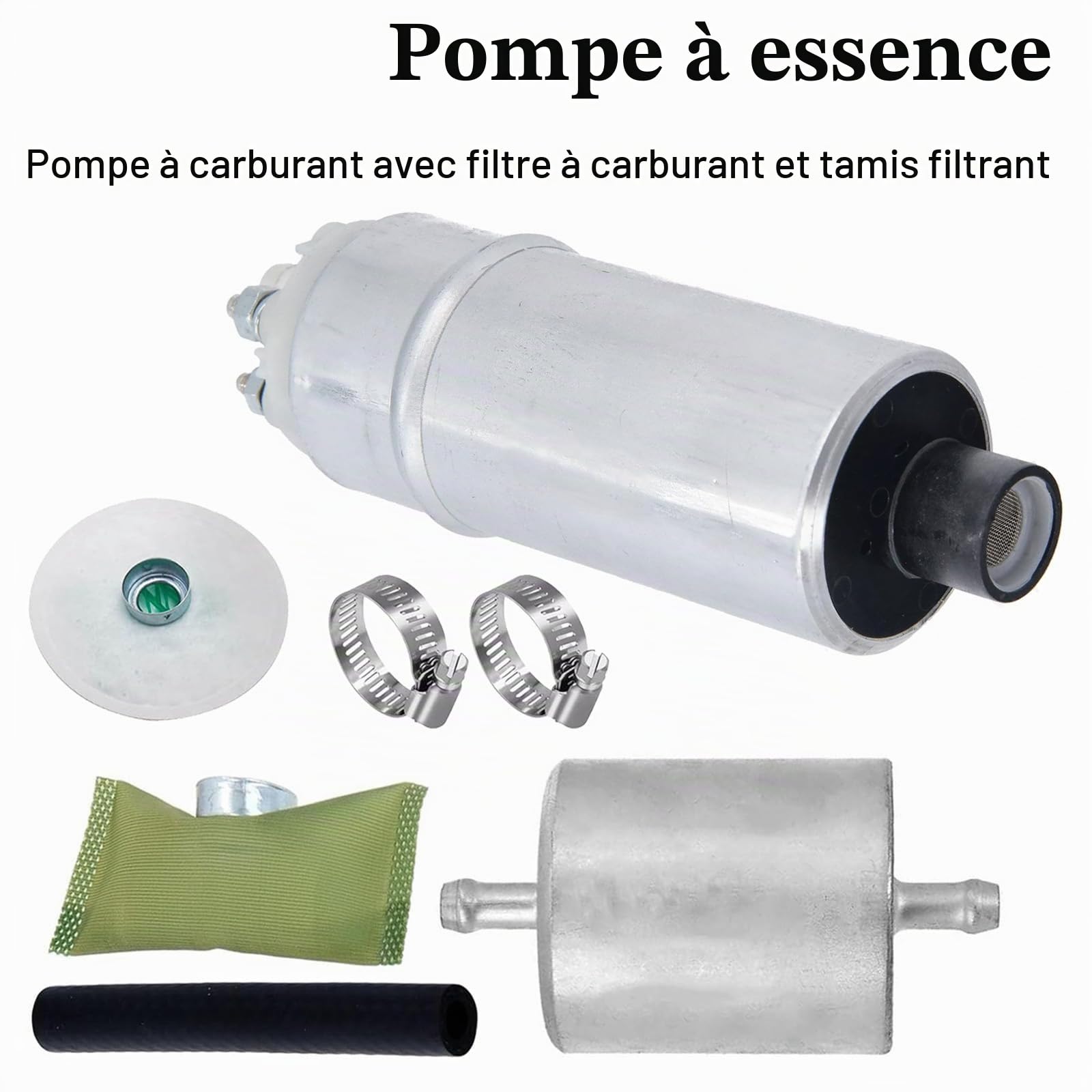 Pompe à Essence de Moto, Pompe à Essence pour BMW GS K R K1 K75 1100 1150 1200 R100 K1100 RT LT ECE 16141341231 Kit de Pompe à Carburant avec Filtre à Carburant et Crépine