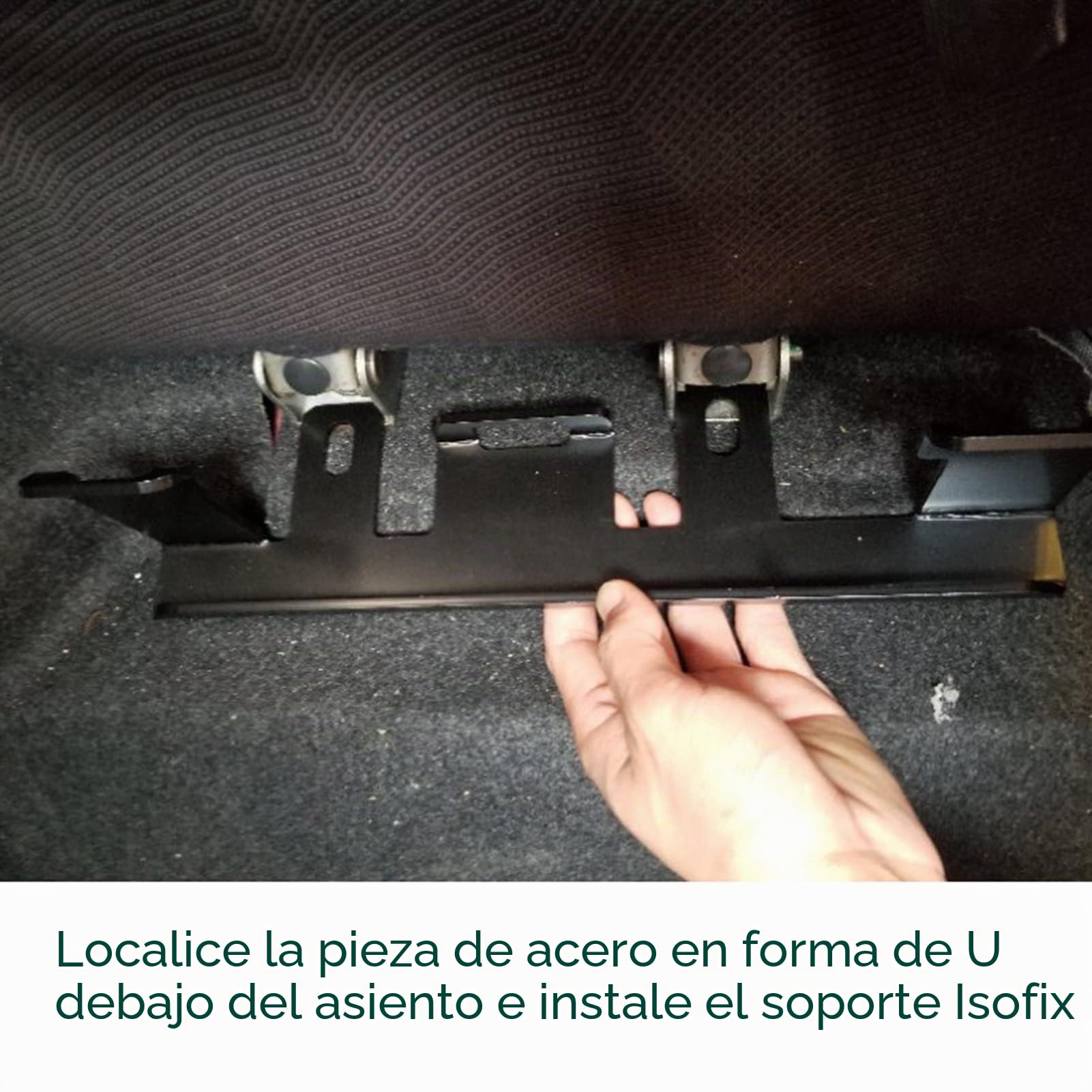 Soporte para cinturón de seguridad para coche, base de montaje, interfaz de bloqueo ISOFIX, anclaje de retención de asiento de coche, kit de montaje, repuesto para Fit GE6 2007-2013, lado derecho