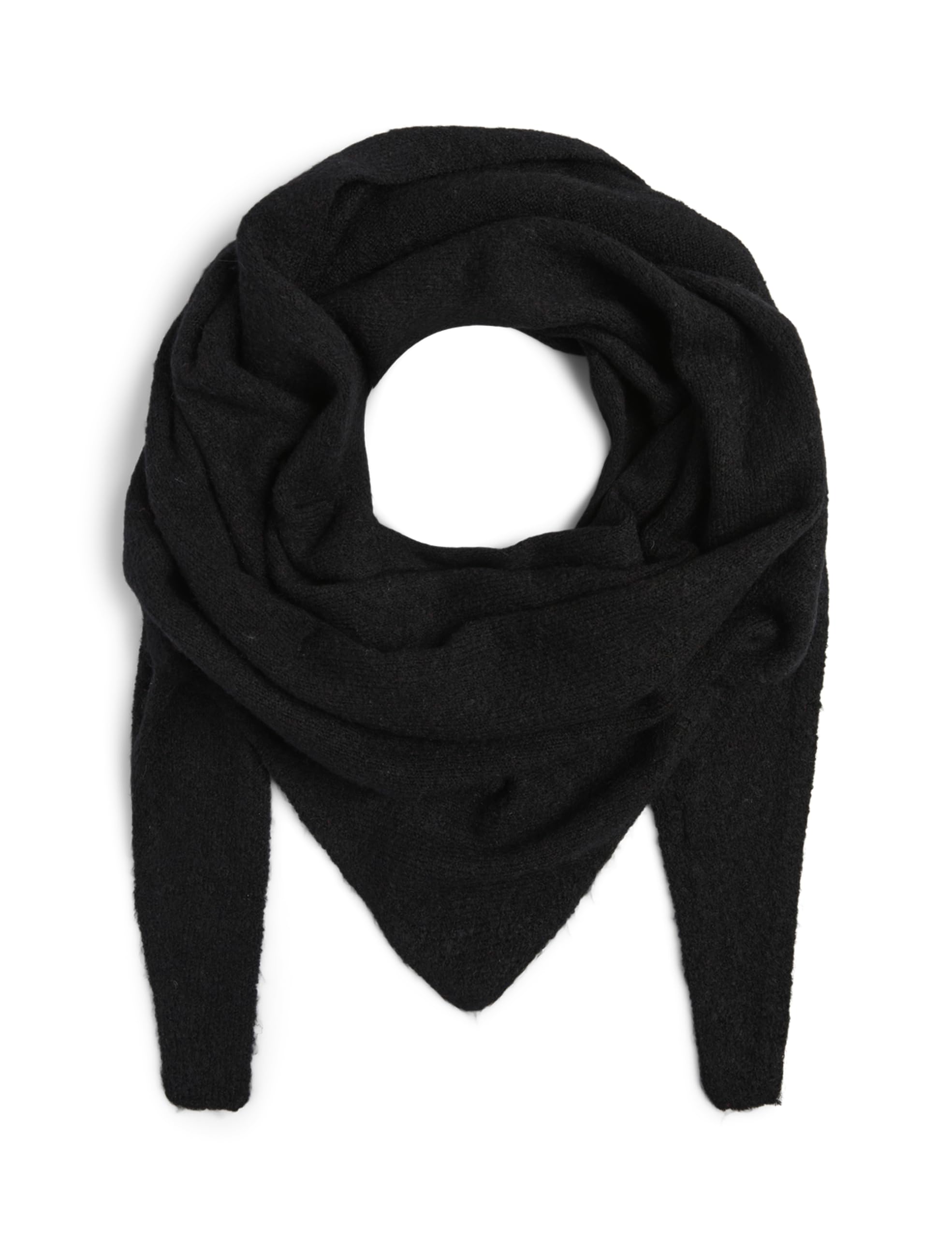 Pieces Women's Black Pcjuliana Triangle Scarf Noos Bc Scarf, One Size