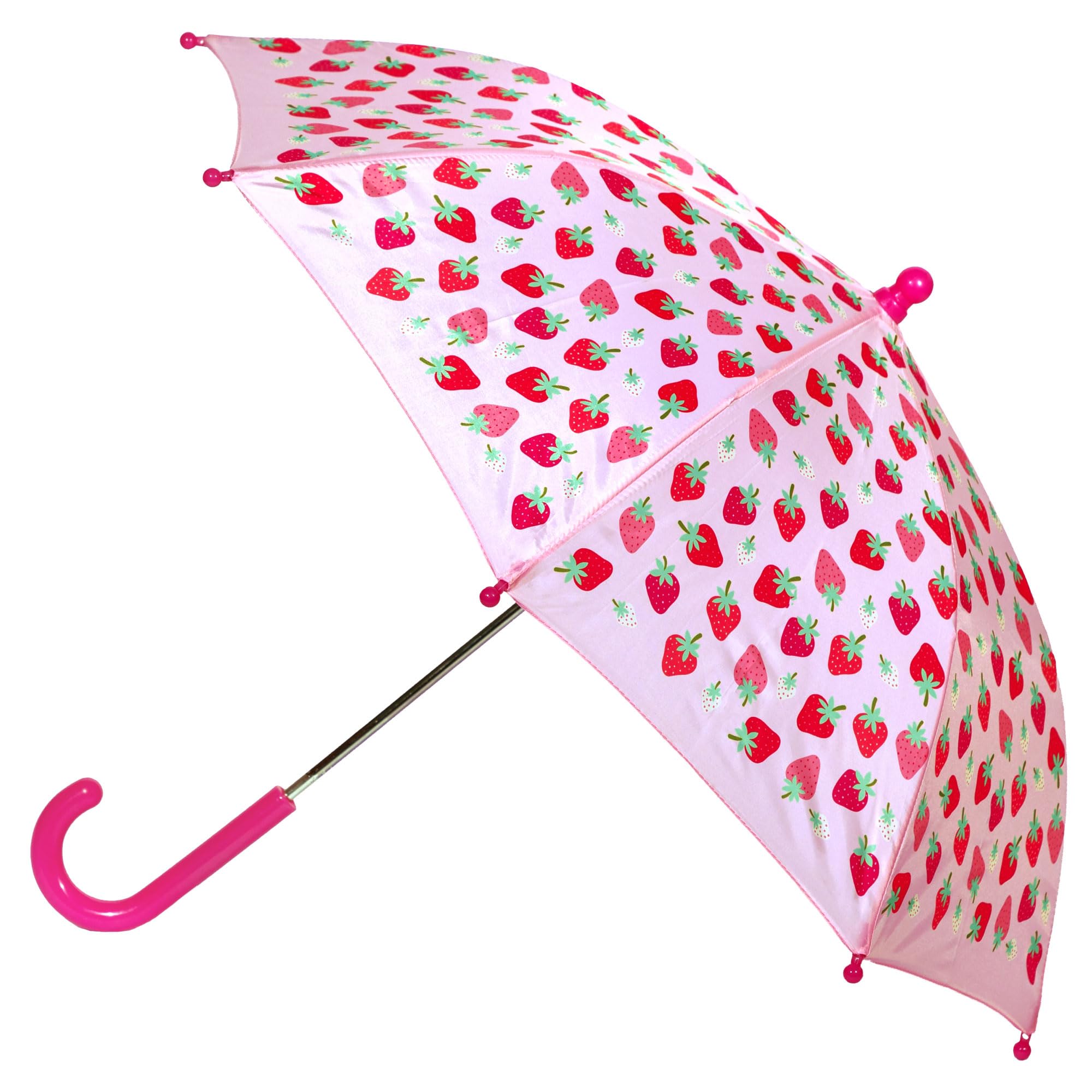 Wildkin Kids Umbrella – Rainproof Canopy, Curved Handle, Easy Hanging Design