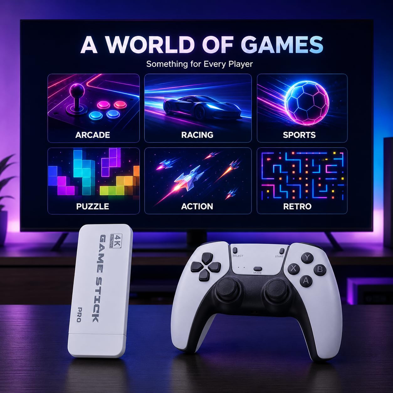 Retro Gaming Console - 21000+ Games! -6
