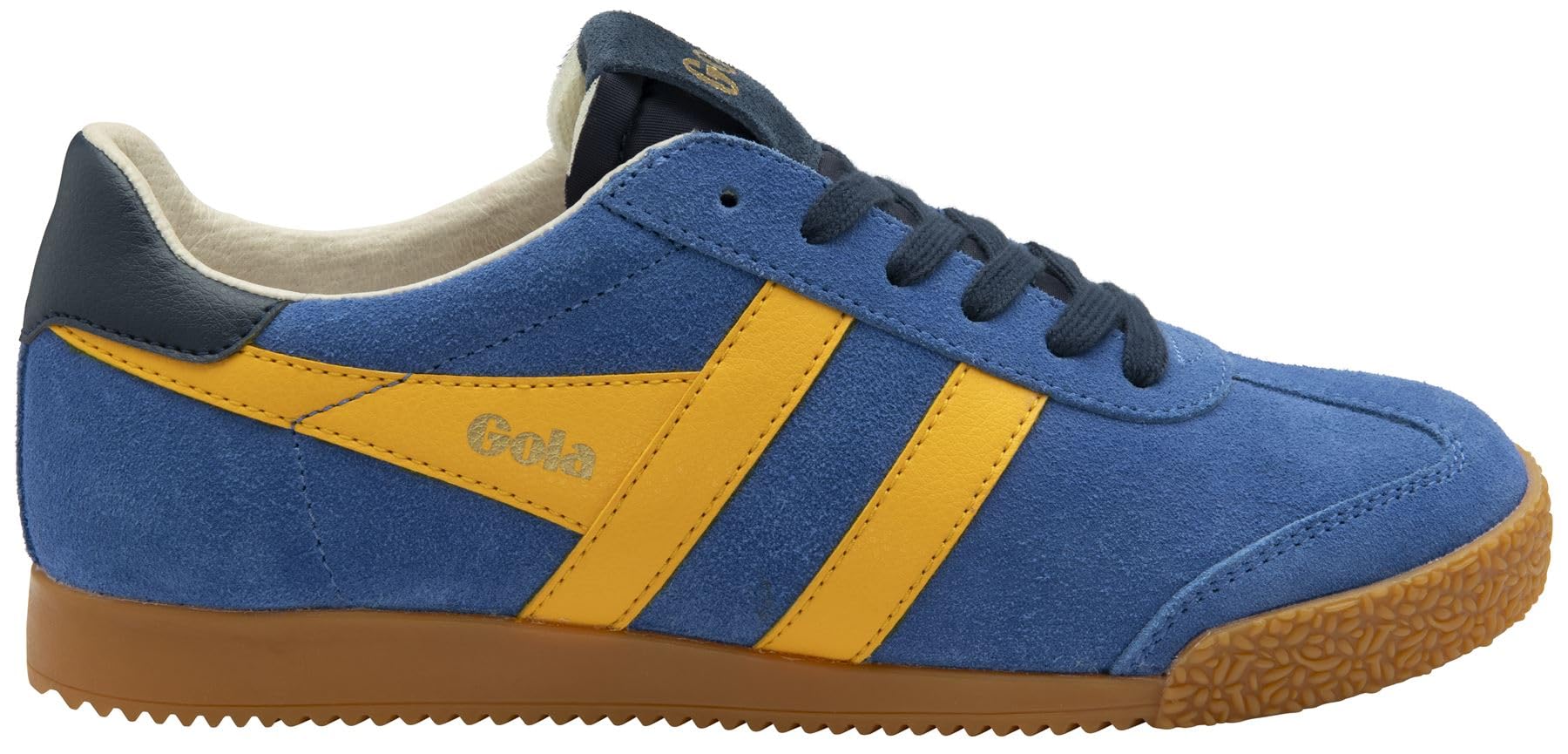 Gola Elan Suede - Zapatillas deportivas para mujer, color zafiro, sol y azul marino