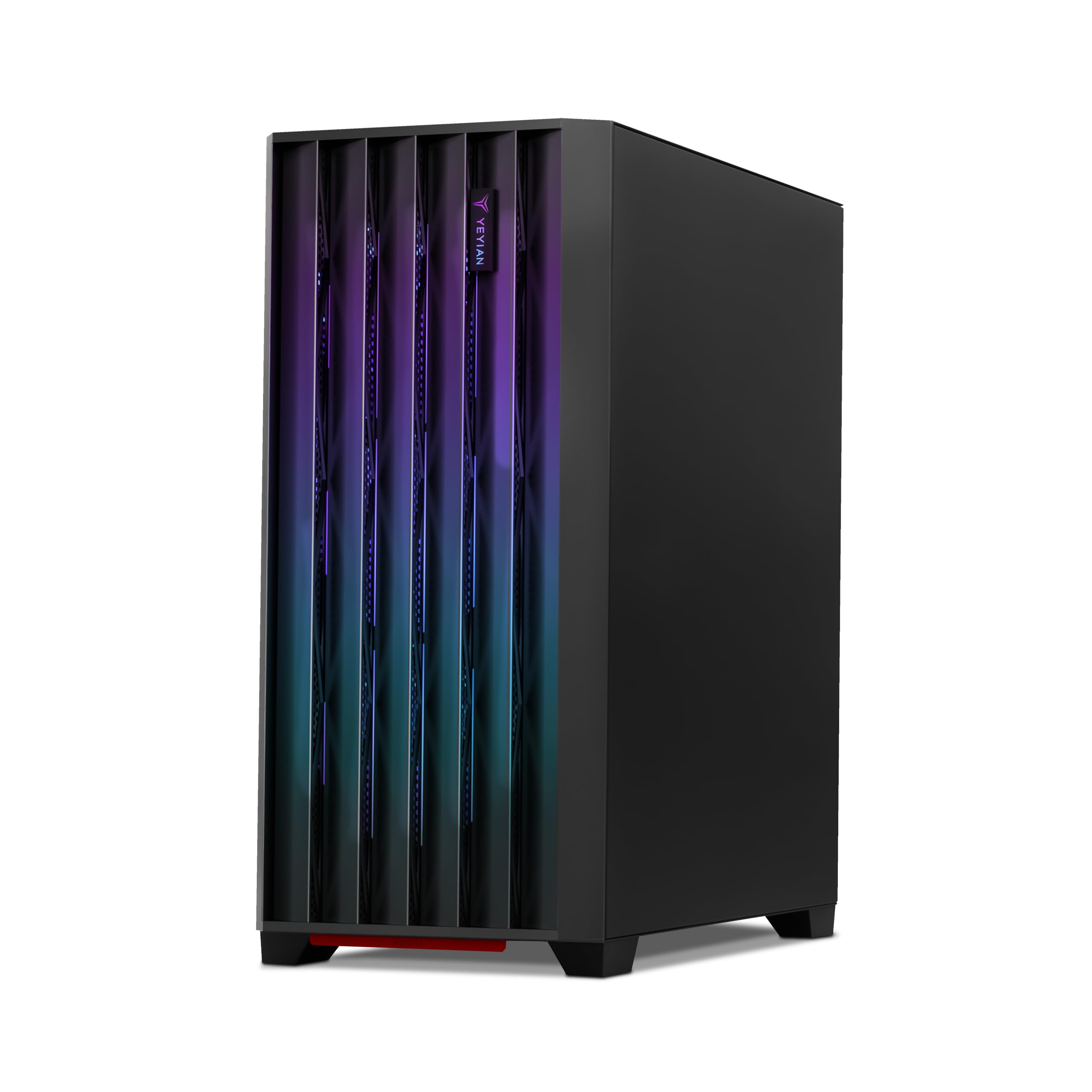 YEYIAN Phoenix Gamer PC Case | Mid Tower | ATX, M-ATX, ITX | Pannello Frontale Indirizzabile | Pannello Maglia di Ferro | 4 Ventole ARGB PWM | 3 Anteriori 1 Posteriore 120mm | CPU 170mm | GPU 400mm