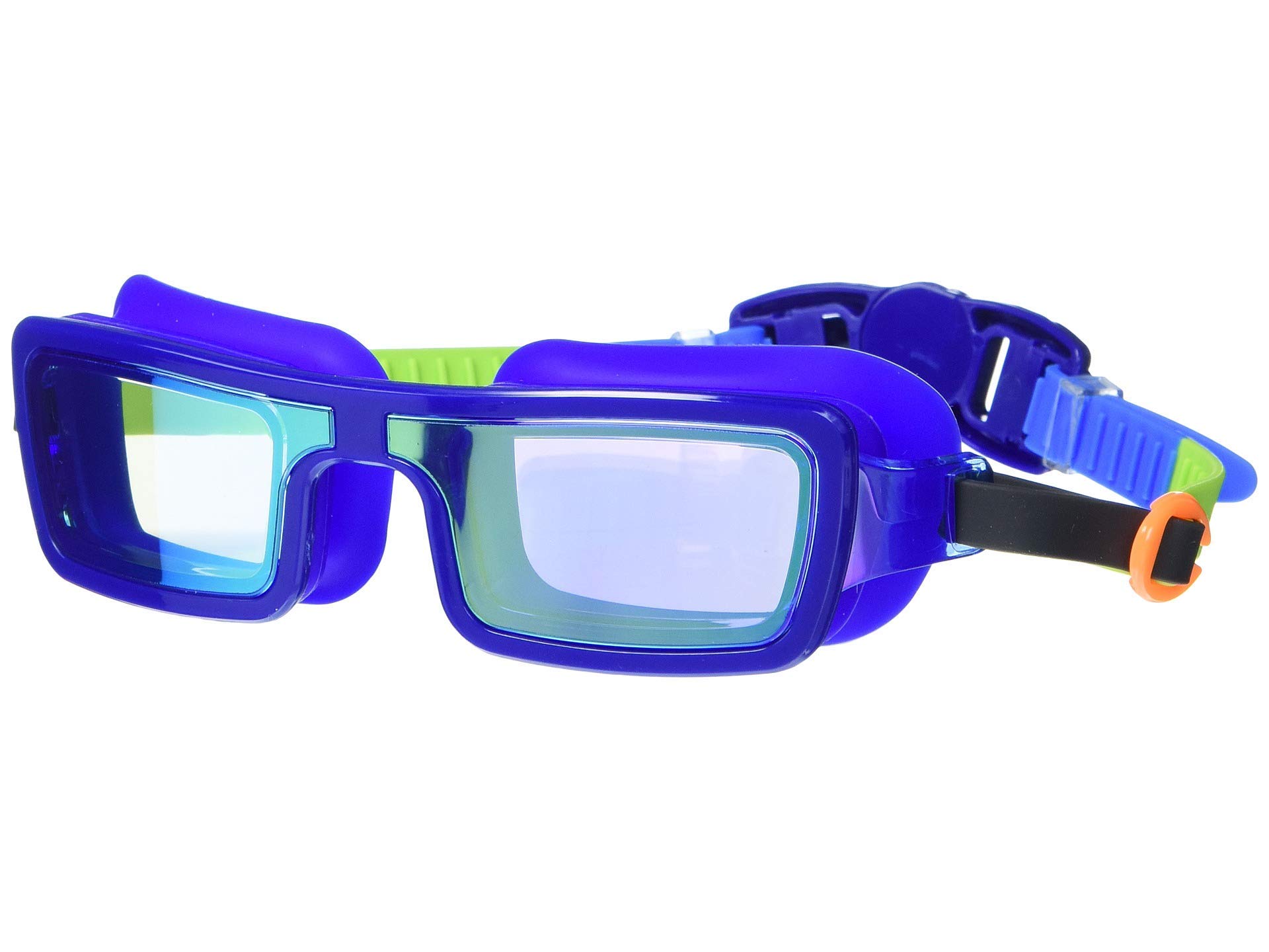 Bling2o Boy's Electric 80's Swim Goggles for Kids, Retro Red, RETRO8B