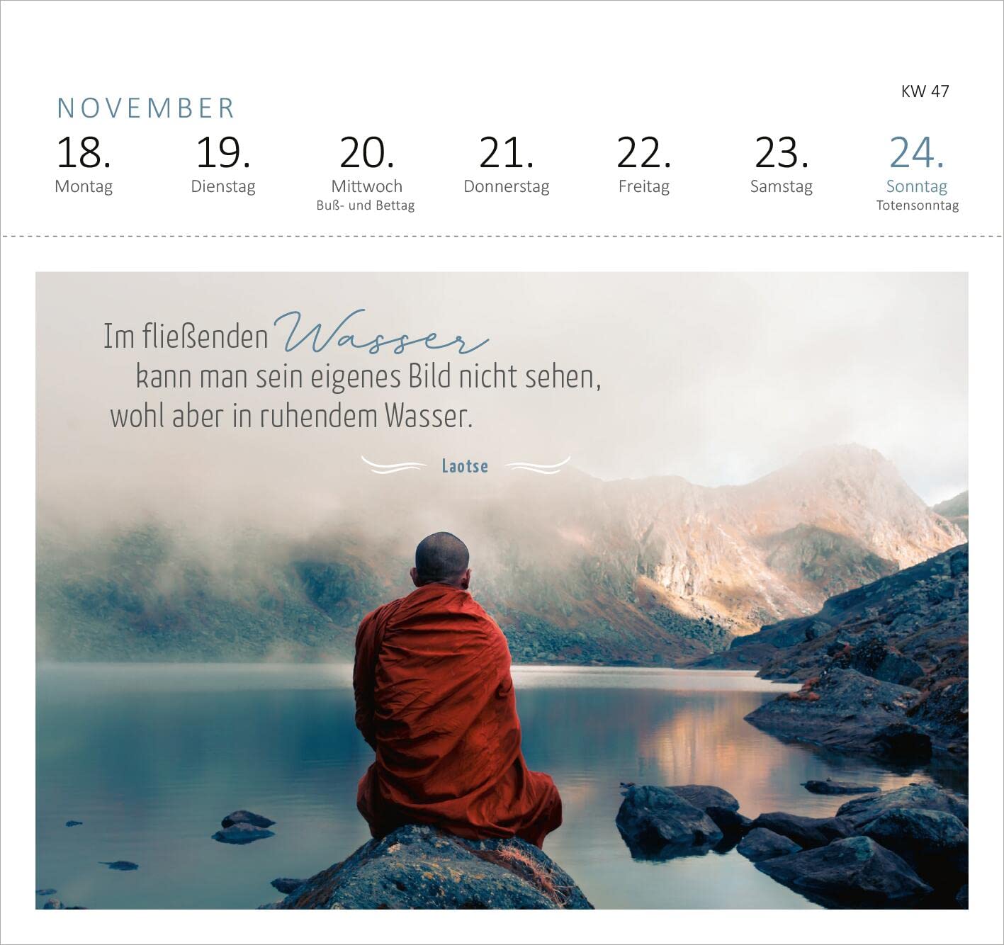 Postkartenkalender 365 Tage Gelassenheit 2024