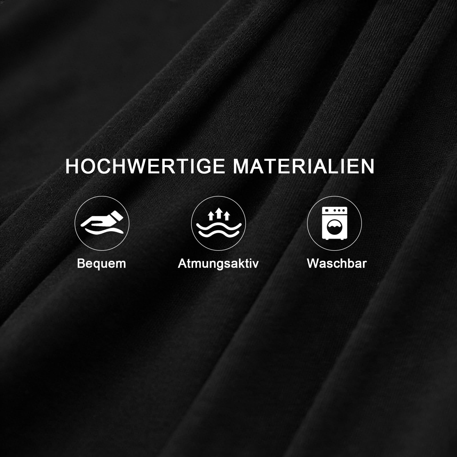 VOARGE - Fascia elastica per neonati e bambini, per neonati, colore: nero
