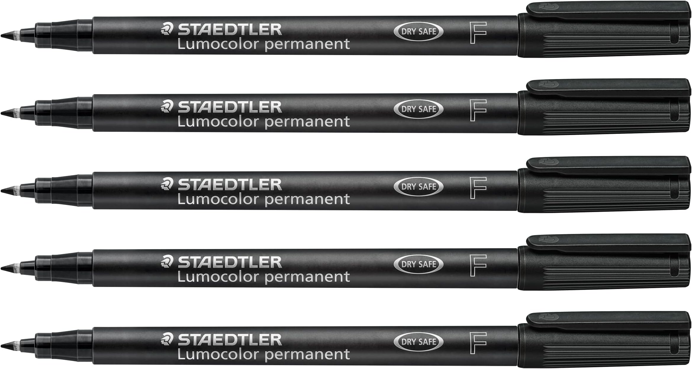 Staedtler Lumocolor 348, Feutres indélébiles à double pointe, Pointe moyenne de 1.5 mm et pointe
