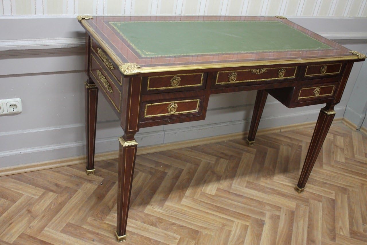 LouisXV baroque desk antique style bureau plat MoSr0315