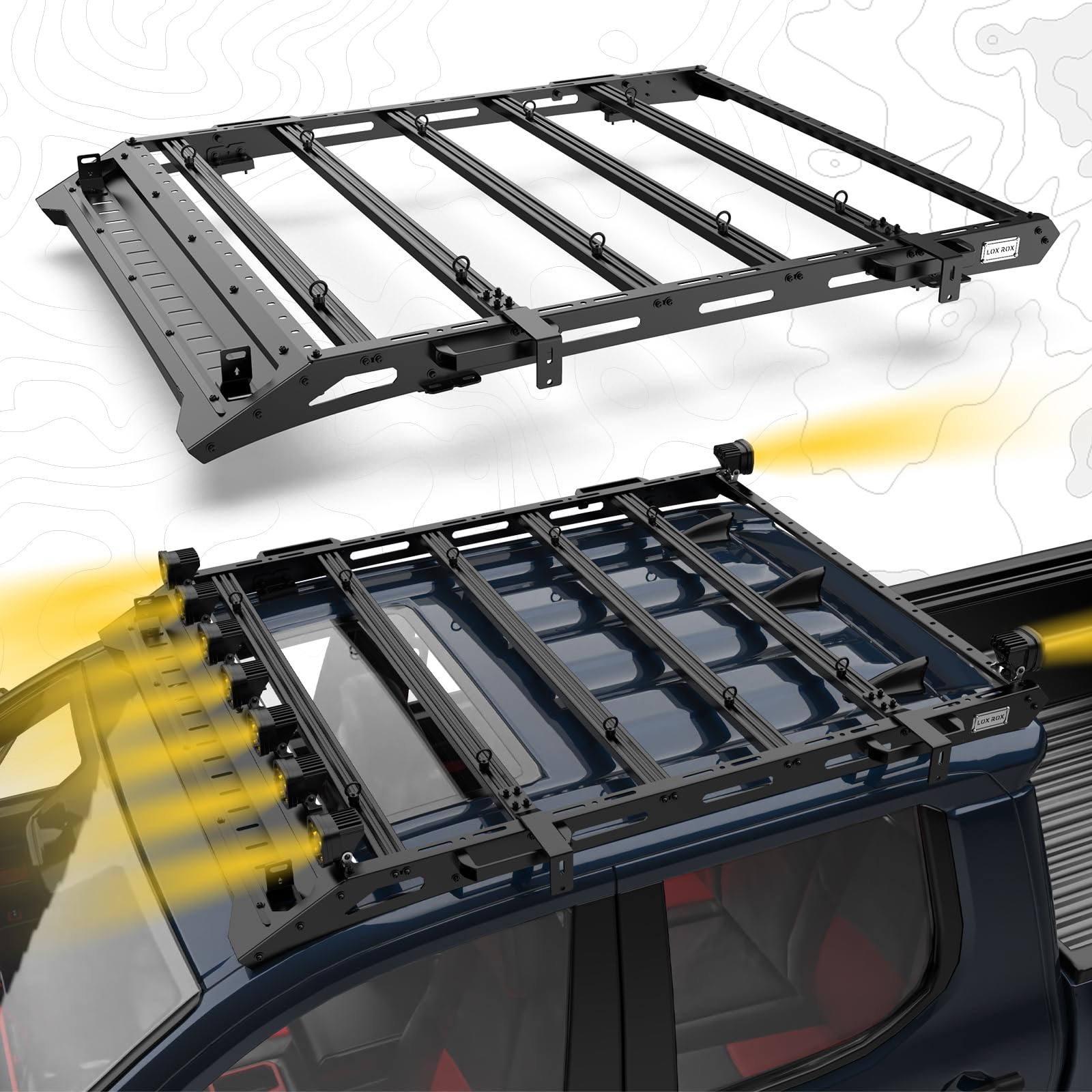 Amazon.com: LOX ROX Top Heavy Duty Roof Rack for 2024 2025 Tacoma