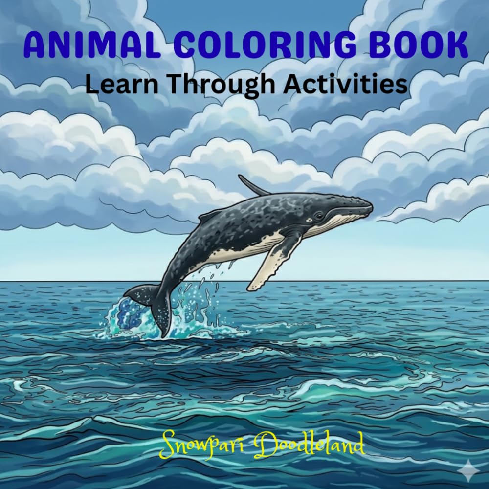 Animal Coloring Book ': Learn Through Activities