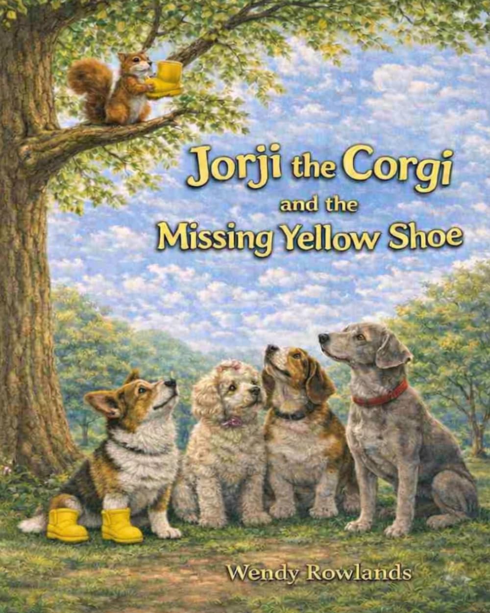 Jorji the Corgi and the Missing Yellow Shoe: A Story About Friendship, Teamwork, and One Missing Shoe