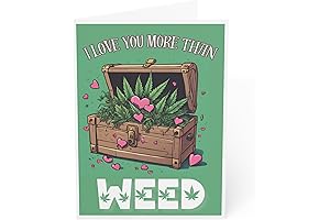 Weed Valentine's Card: Express Love with Cannabis Charm