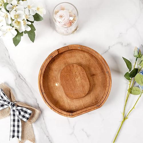 Miniatura 4 de PTYQU Alcancía grande de madera de 9.1 pulgadas con 26 letras para niños, hucha con tu propio nombre, alcancía, alfabeto de madera creativa, caja de