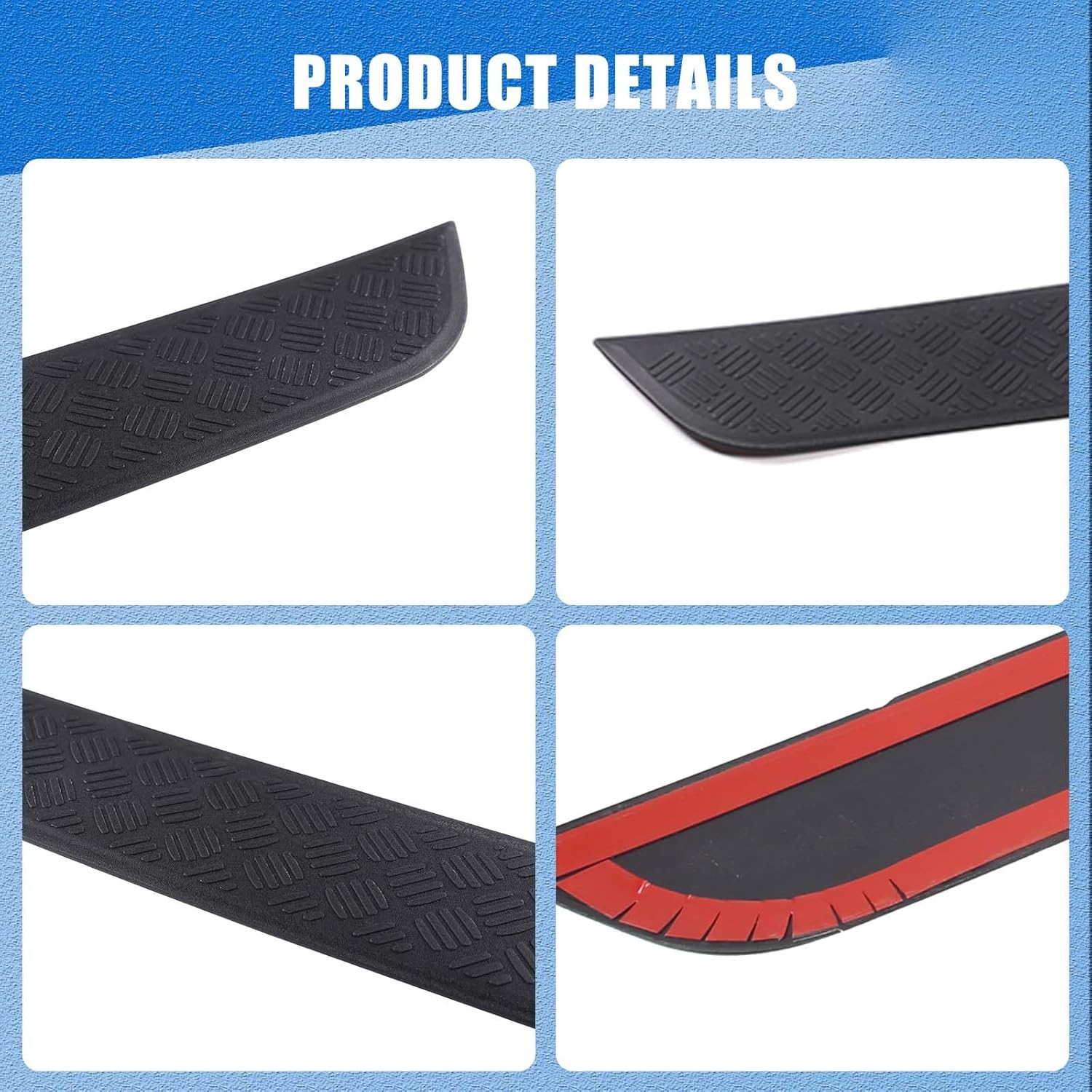 Rear Bumper Protector Guard Compatible with 2020-2023 LR Defender 90 110 130, Trunk Door Sill Protection Strip Anti-Scratch Accessories, PP Material (Soft)