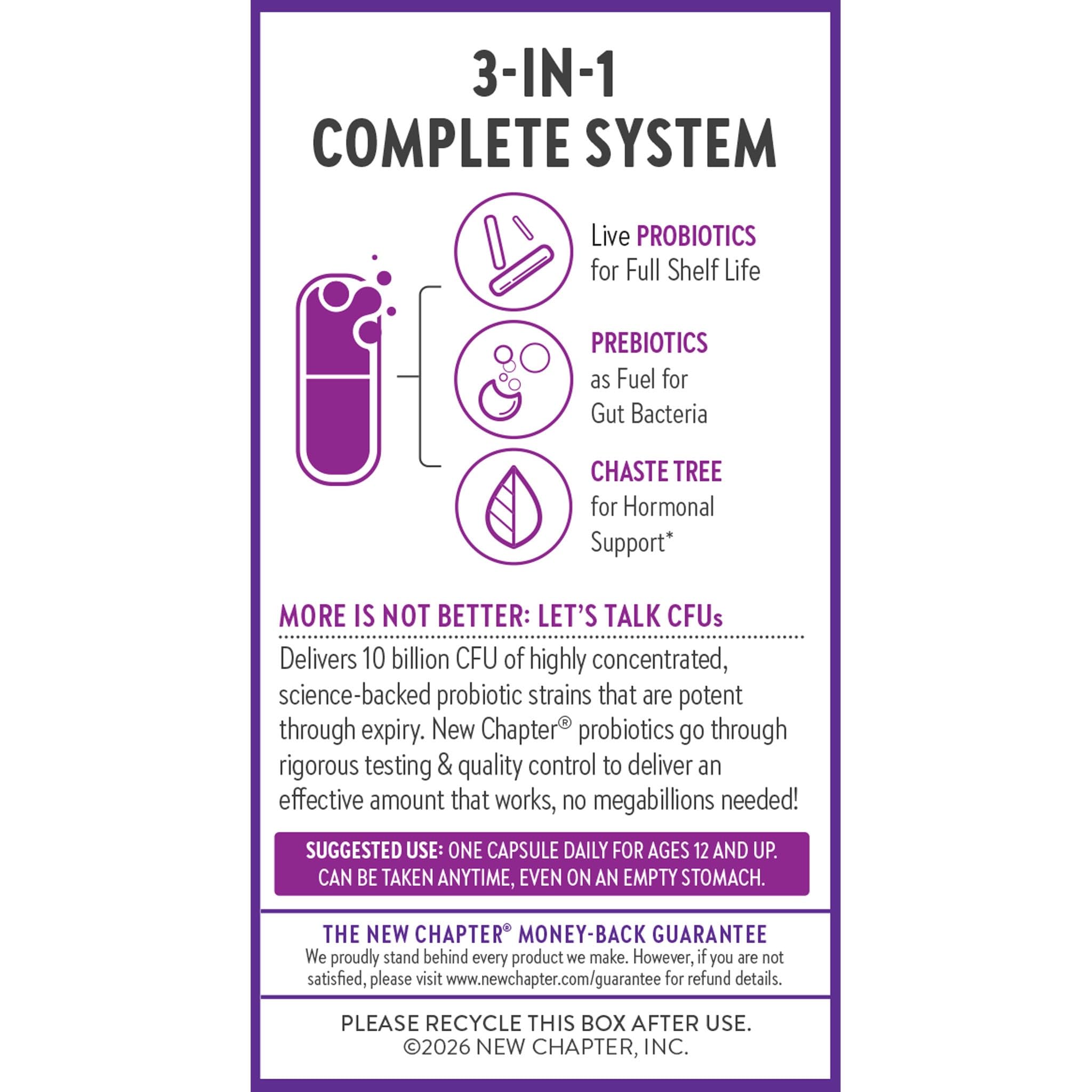 New Chapter All Flora Probiotic Women's, 30 Count — Amazon image 7