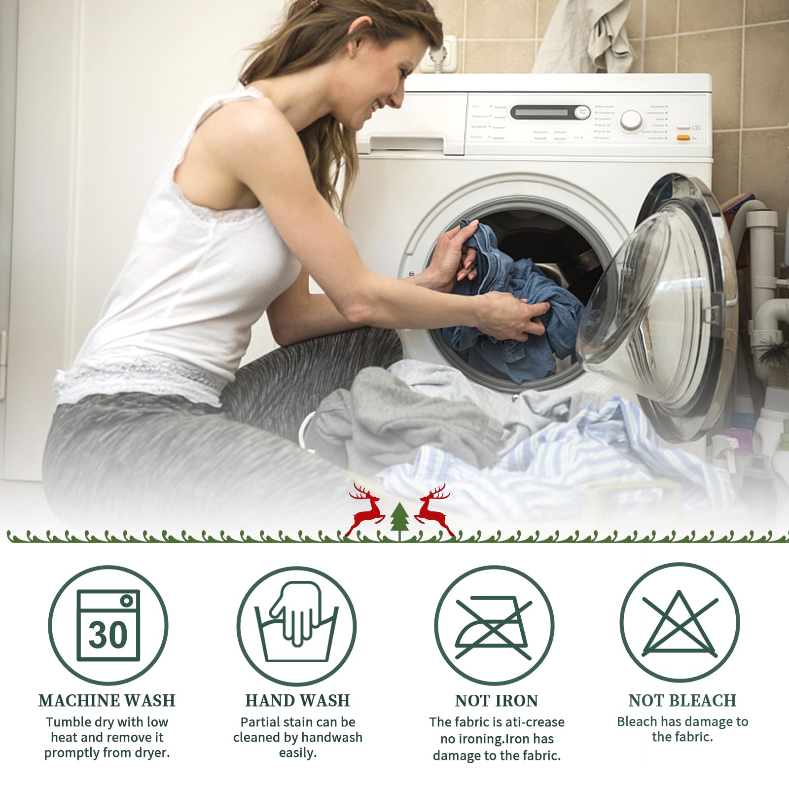 Jaotto Copridivano Natalizio 2 Posti Elasticizzato, Fodera per Divano Elasticizzato Fantasia Antiscivolo Antimacchia, Copridivano con Braccioli Tessuto Super Morbido Universale(Xmas Ladro,2 Posti)