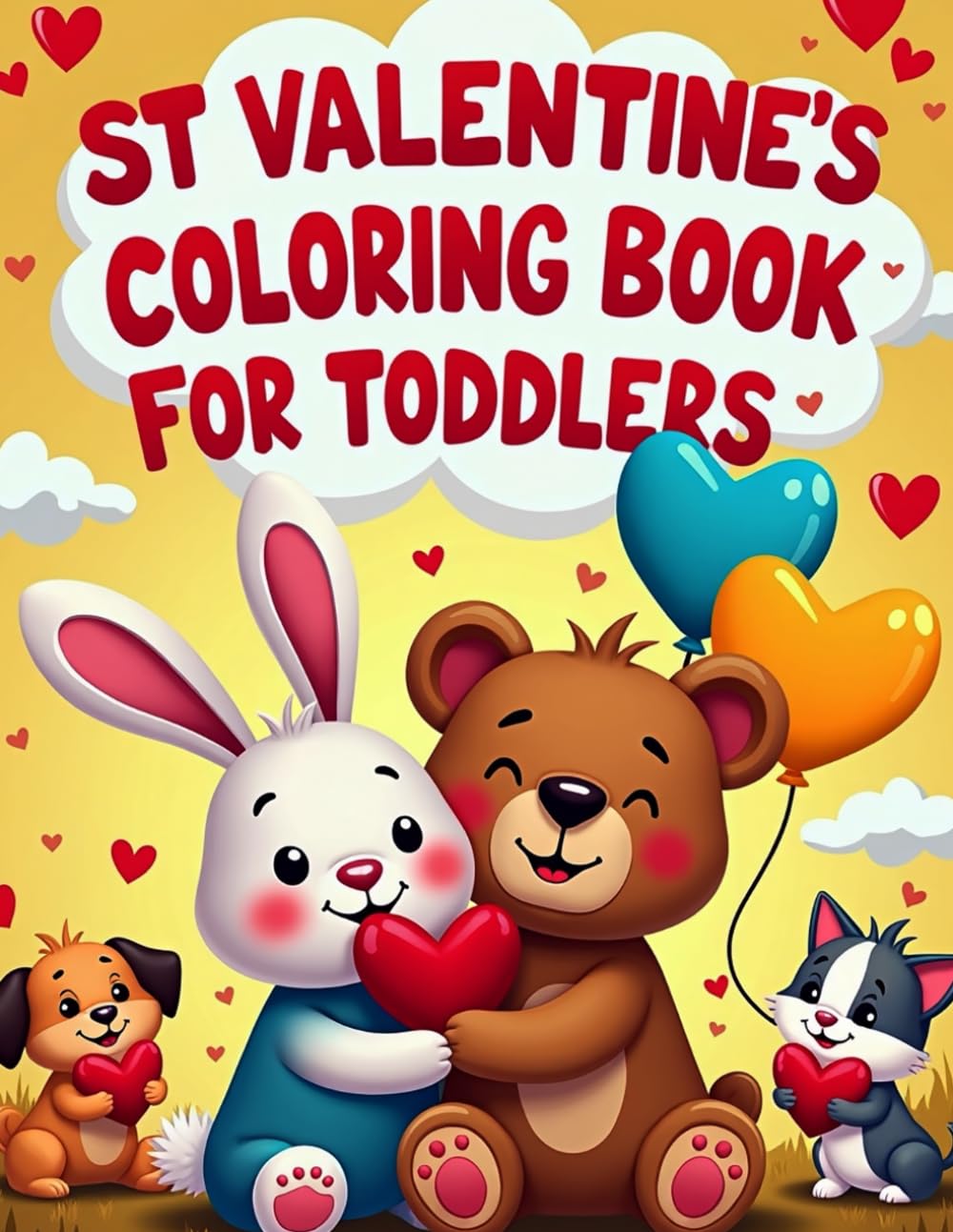 ST VALENTINE'S COLORING BOOK FOR TODDLERS