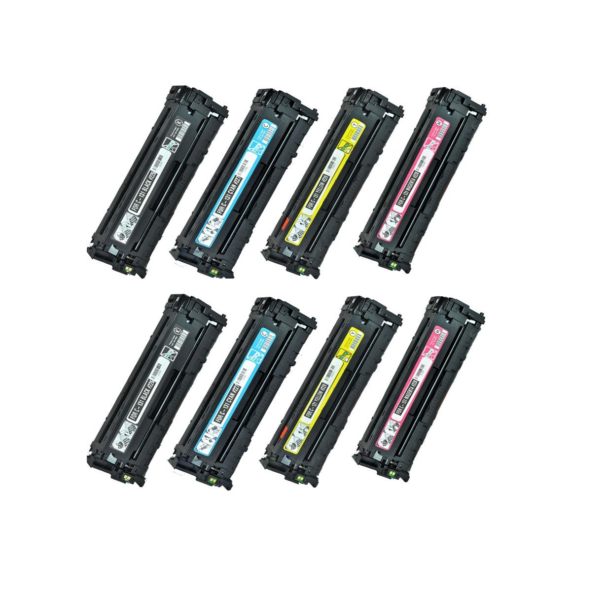 TopTech Toners Compatible Toner Cartridges Replacement for Canon 131 Use for Canon LBP-7110, MF8280 - (8 Pack)