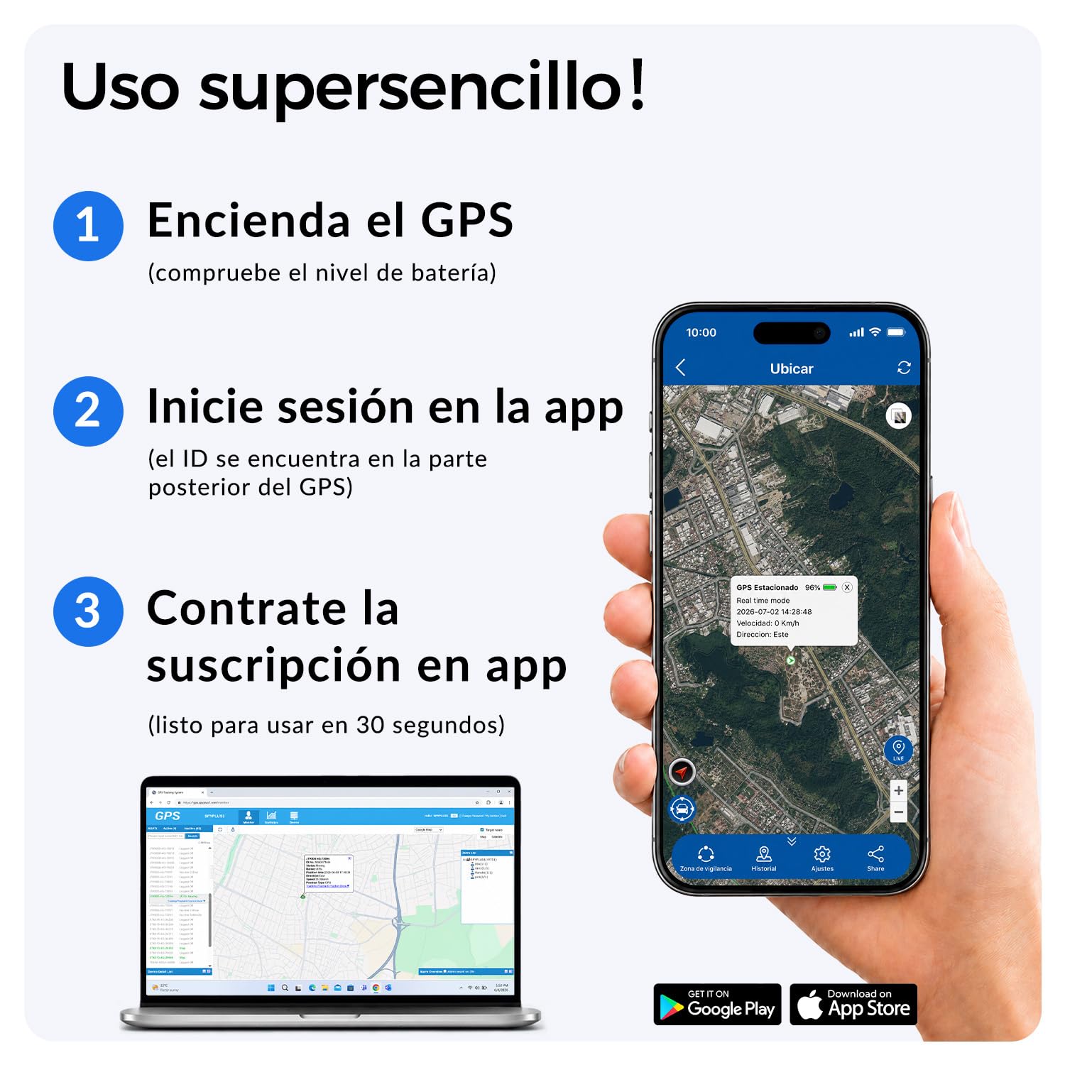 WINNES Localizador GPS para Coche 4G Magnético, Batería de 5000 mAh | Sin Tarjeta SIM, Seguimiento Global, Seguimiento en Tiempo Real, Historial de Rutas, Geocercas, Ubicación desde App y Web