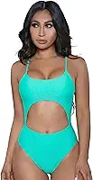 Maiô Feminino Body Engana Mamãe Rosa Costas Cruzadas Recorte Vazado Cintura Modeladora Praia