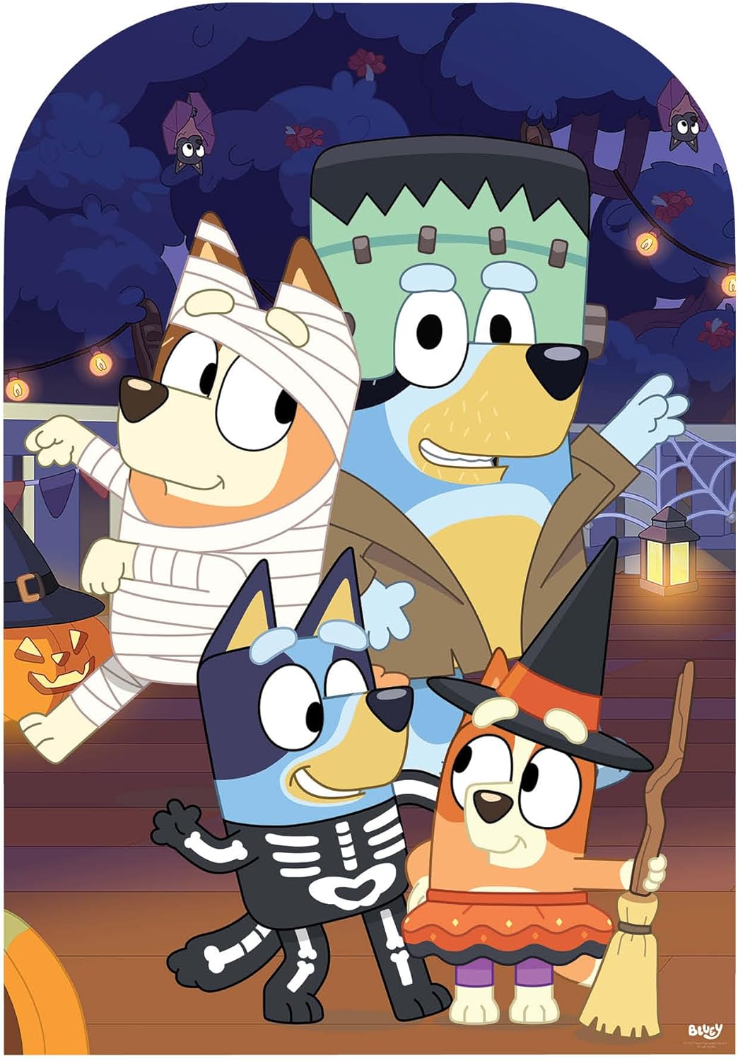Star Cutouts SC4537 Bluey Halloween Standin Cardboard Cut