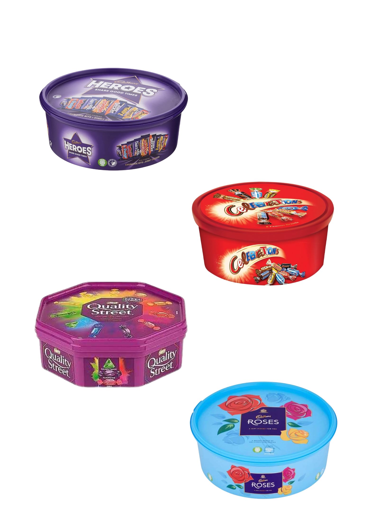 Amazon.com: Premium Chocolate Gift Set, Heroes, Roses