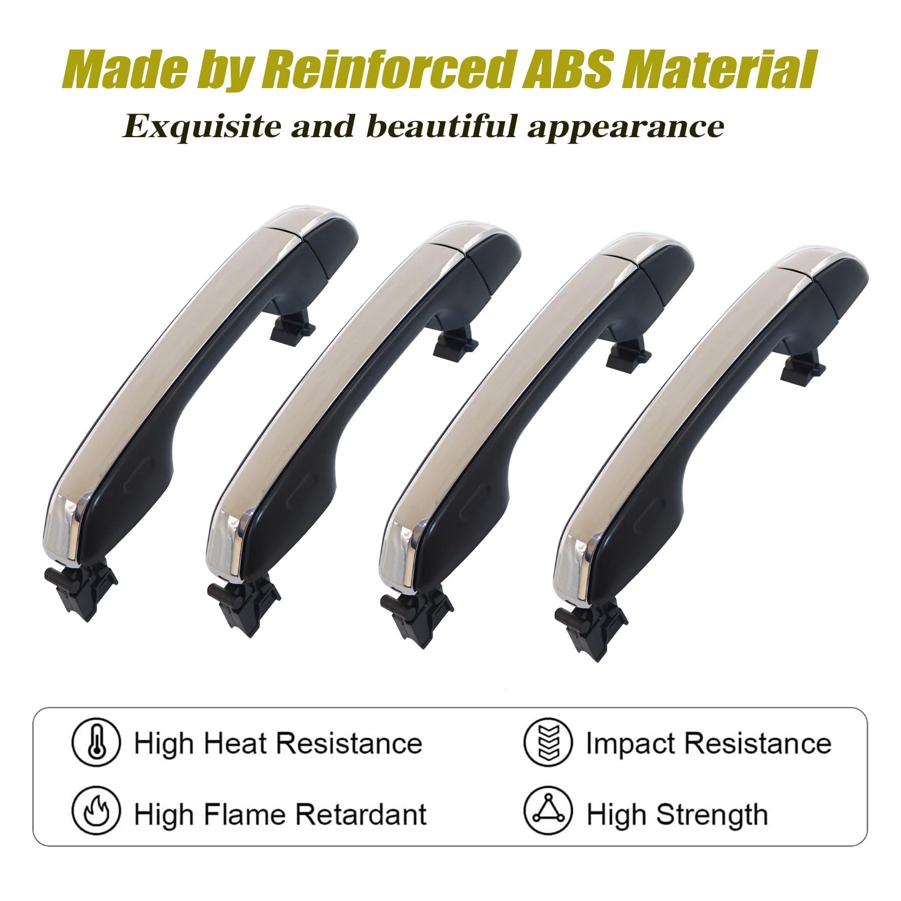 Amazon.com: XQSMWF Rear Outer Door Handles Left/Right