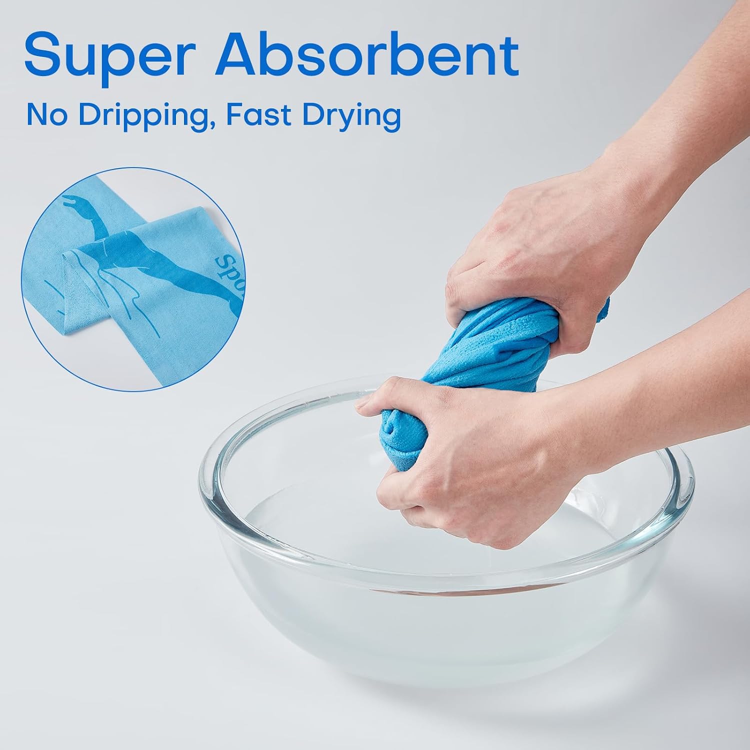 1 Pack Hair Towel Wrap, Quick-Drying, Super Absorbent, Hair Drying Towel wrap, 40 X 8 in