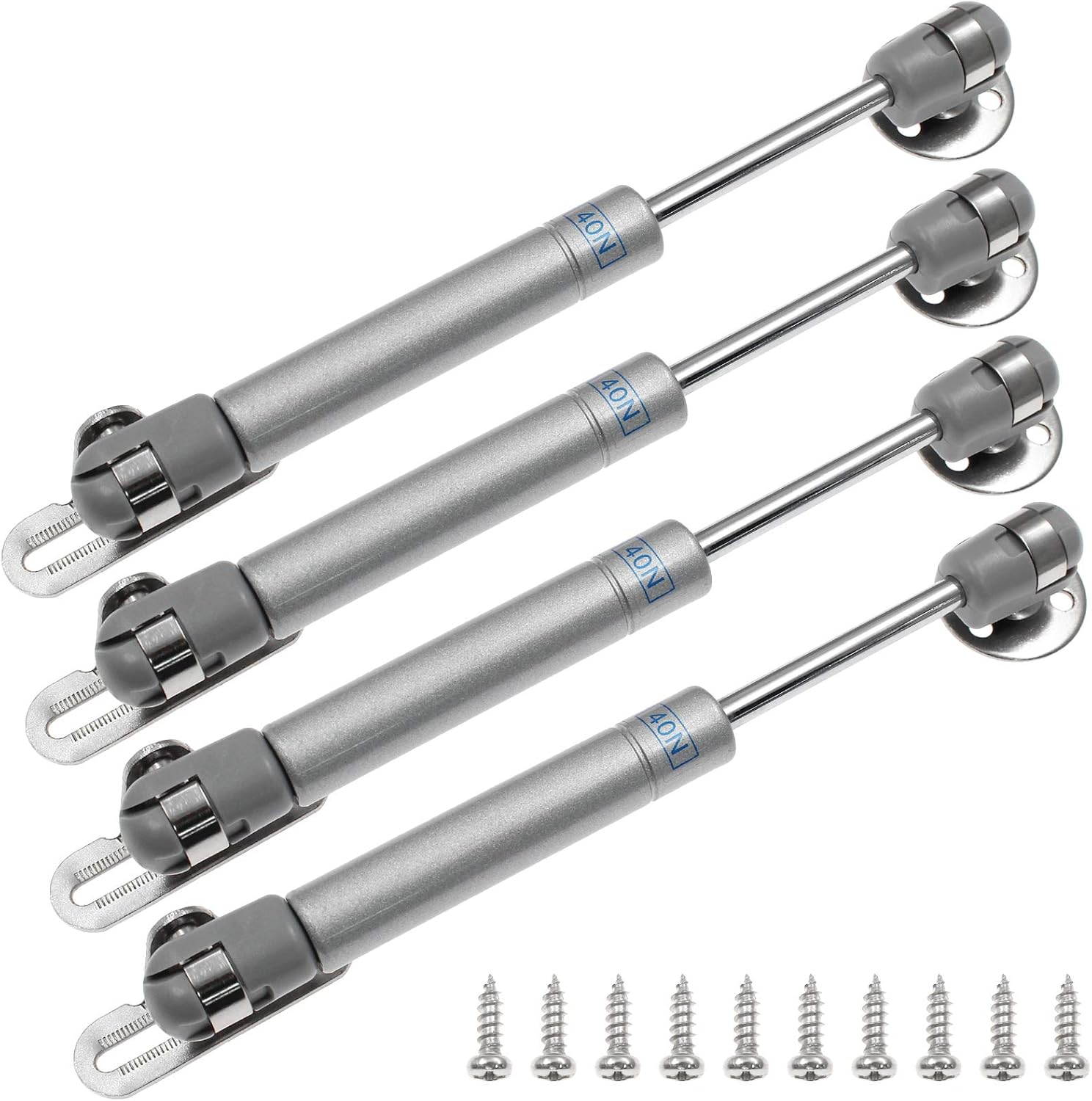 Hxchen 4Pcs Lift Support, 6 Inch Gas Strut, 40N Soft Close Hinges, Gas