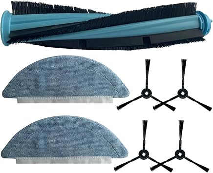 Side Brush ,Mop Cloth,Main BrushCompatible for Eufy RoboVac L35 Hybrid Robot Vacuum Cleaner Parts ,Replacement Accessories