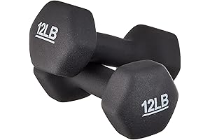 12 lb Weights Dumbbells Set: Strengthen Your Physique with Versatile Neoprene Workout Dumbbells