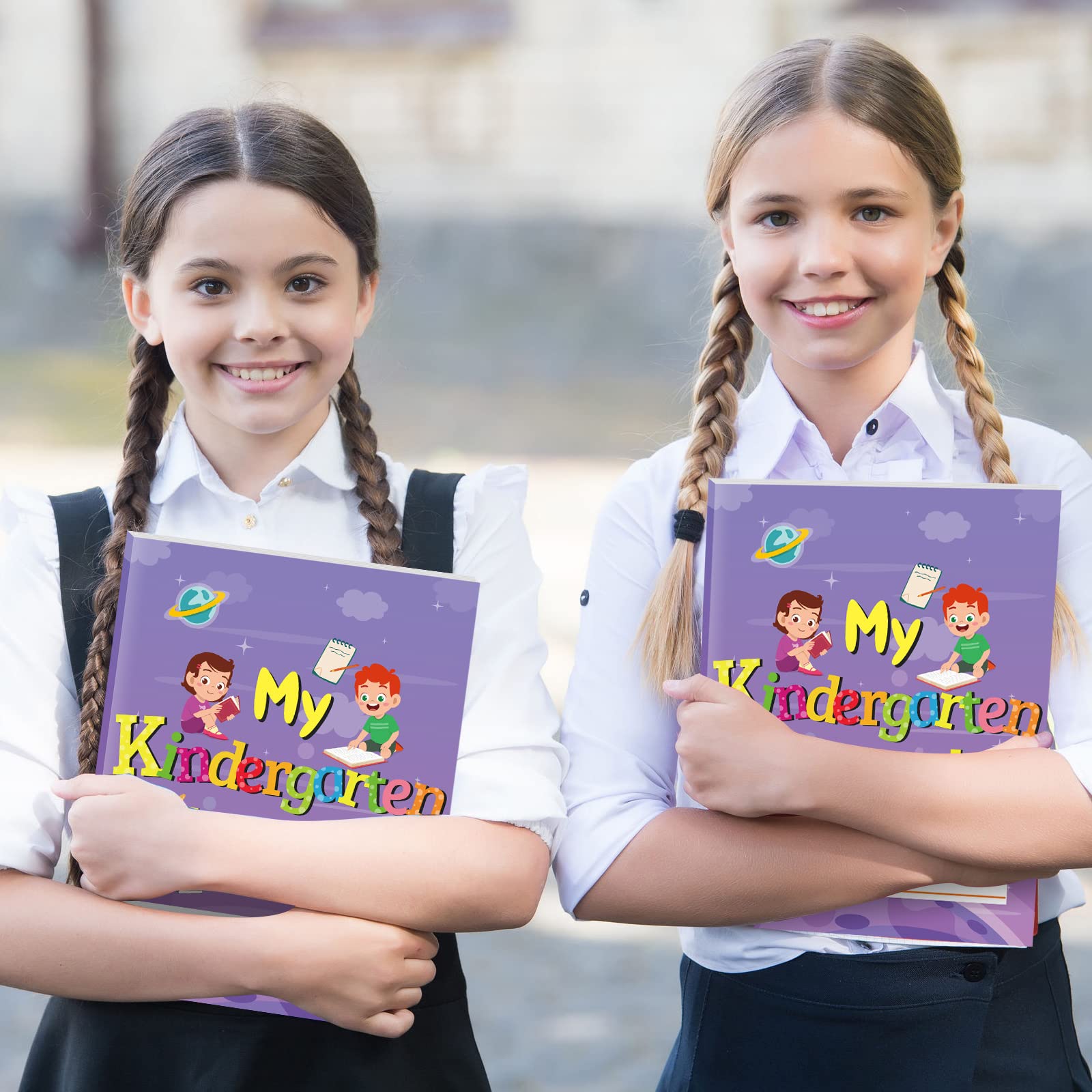 Teling Diario primario per bambini scuola materna composizione primaria quaderno per bambini quaderni di carta per i gradi K-2, 25,4 x 20,3 cm, 64 pagine per ogni pezzo (48 pezzi)
