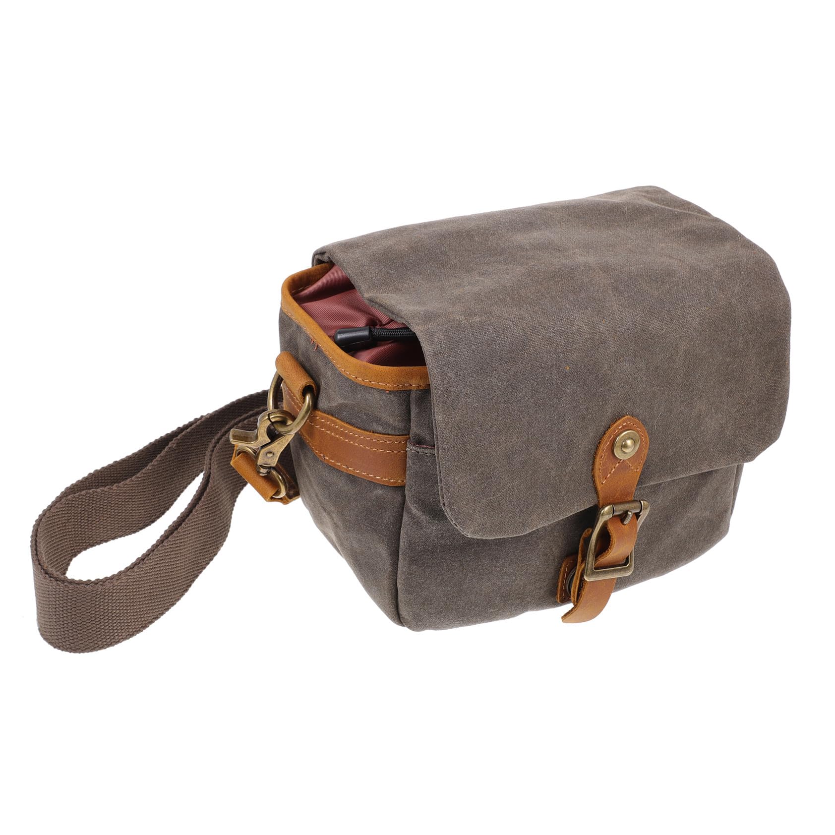 UKCOCO Borsa Porta-fotocamera a Tracolla Resistente All’acqua Ampia Capacità, Antiurto e Cinturino Regolabile, Custodia Portatile per Fotocamere Mirrorless per Viaggi ed Esterni