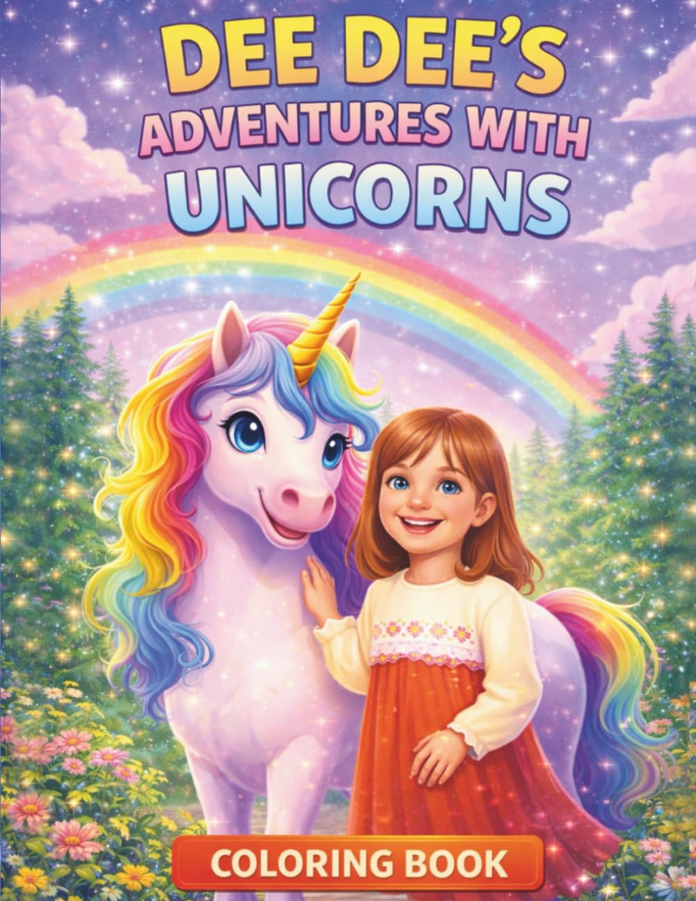 Dee Dee's Adventures With Unicorns: Coloring Book