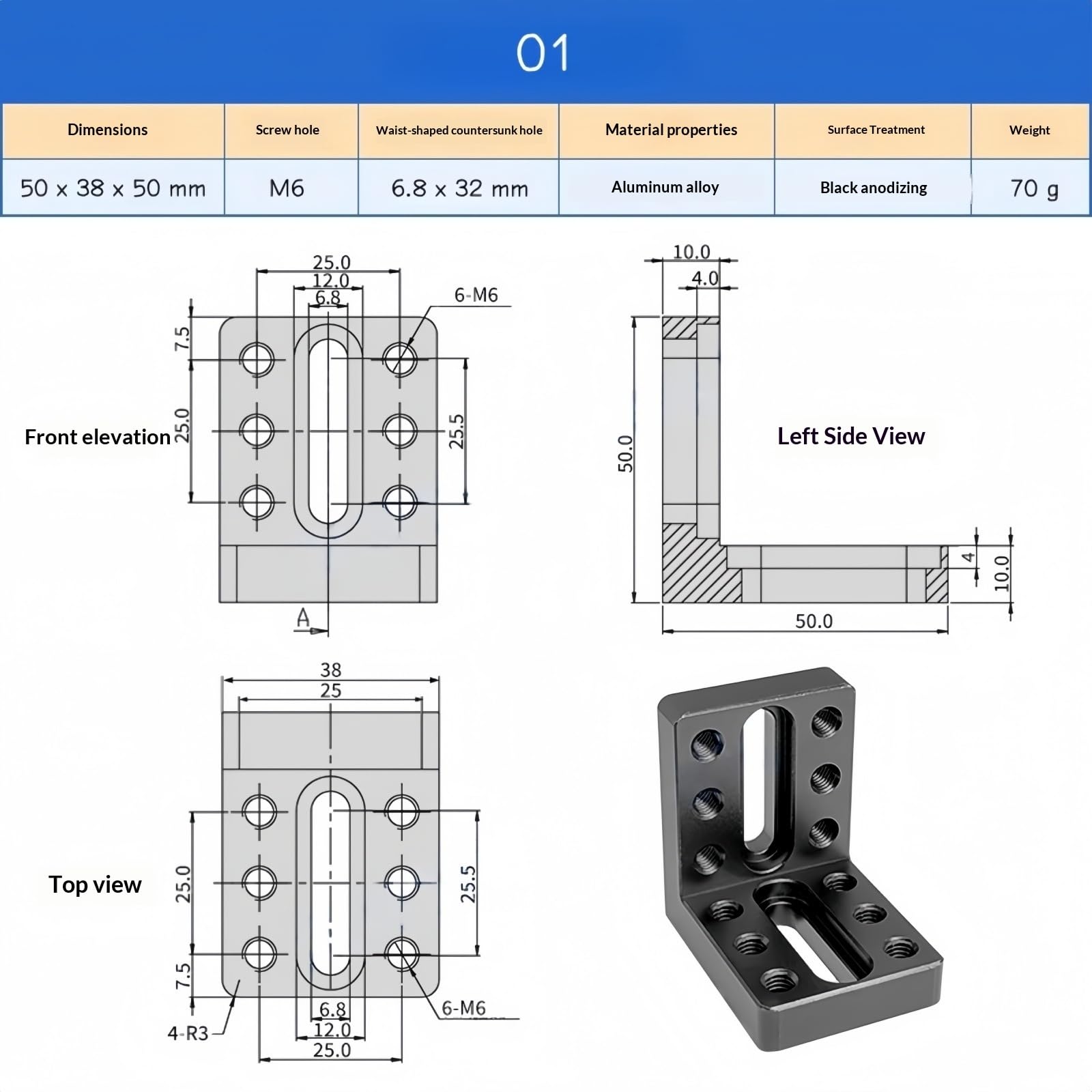 Équerres De Fixation Métalliques Robustes Pour Bois Supports D’Angle En Acier Inoxydable Pour Renforcement De Meubles Armoires Bibliothèques Étagères De Rangement Et Équipements D’Atelier(Style1)