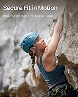 Vista 6 de SHOKZ OpenRun Pro - Auriculares de conducción ósea, auriculares deportivos inalámbricos Bluetooth de oreja abierta para correr y entrenar