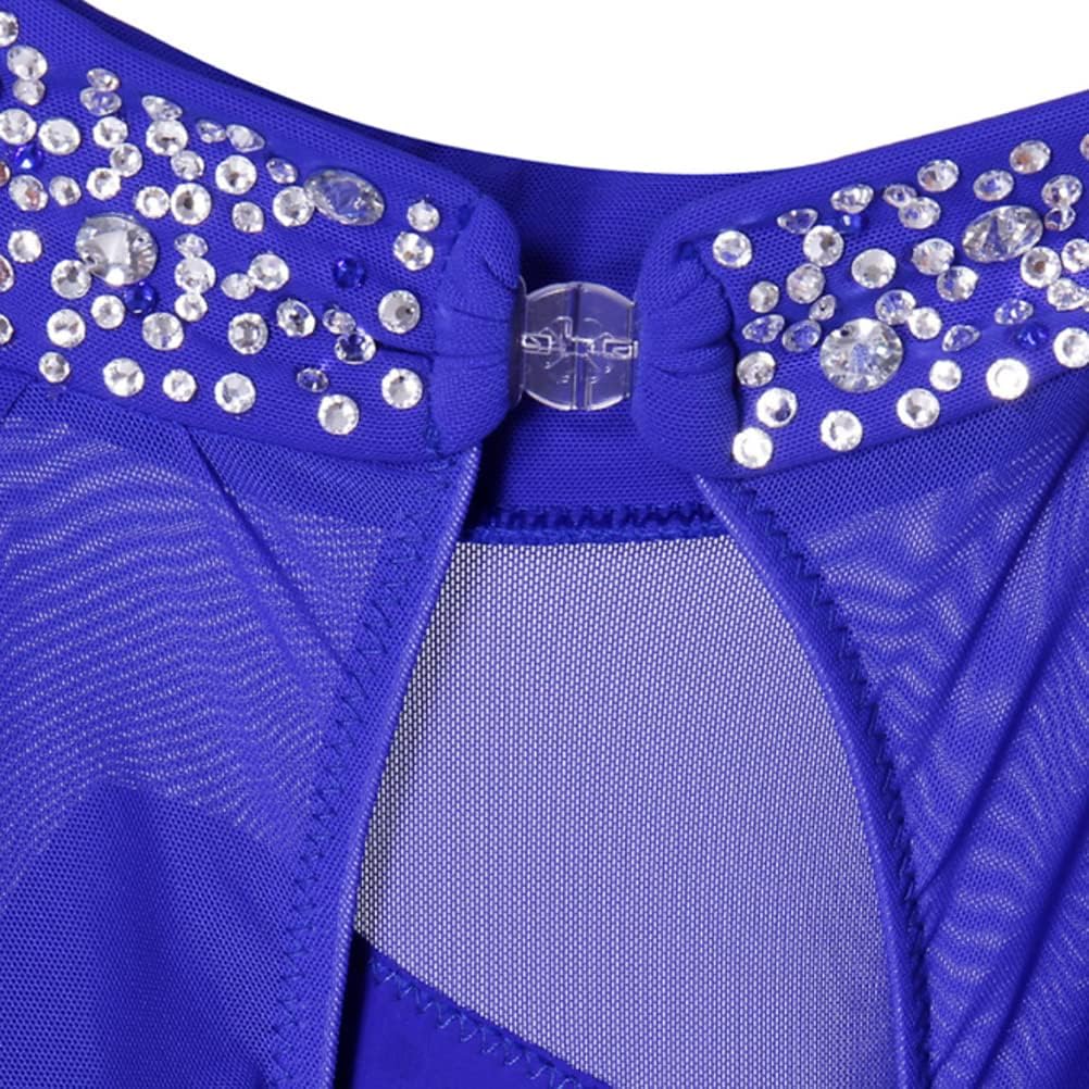 Classic Figure Skating Dress for Ladies Roller Skating Winter Sportswear Professional Ice Skating Competition Costume Crystal/Rhinestone
