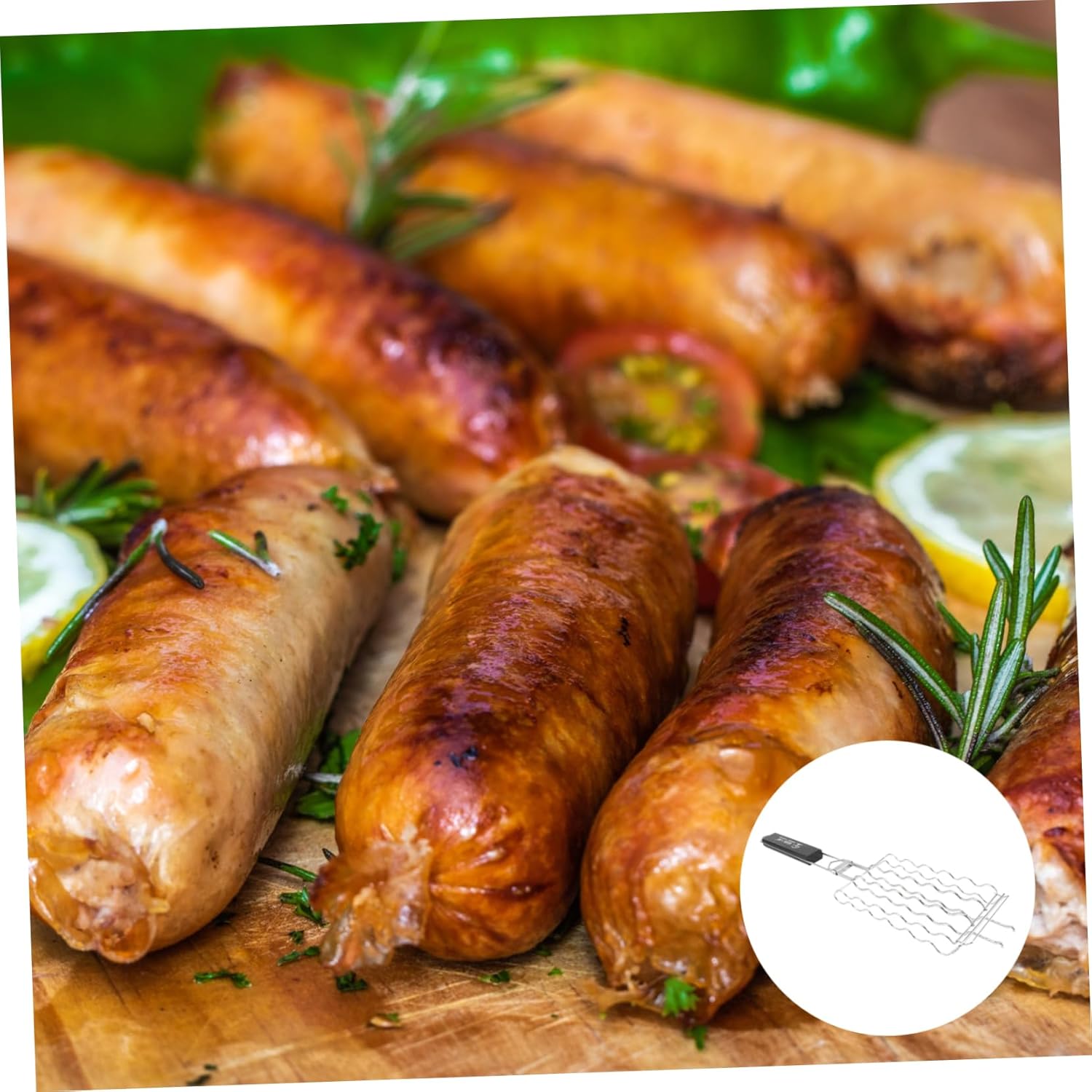 Bbq Pad Bbq Mesh Capacity Grill Mat Fine Workmanship Easy to Use Clean for Chicken Corn