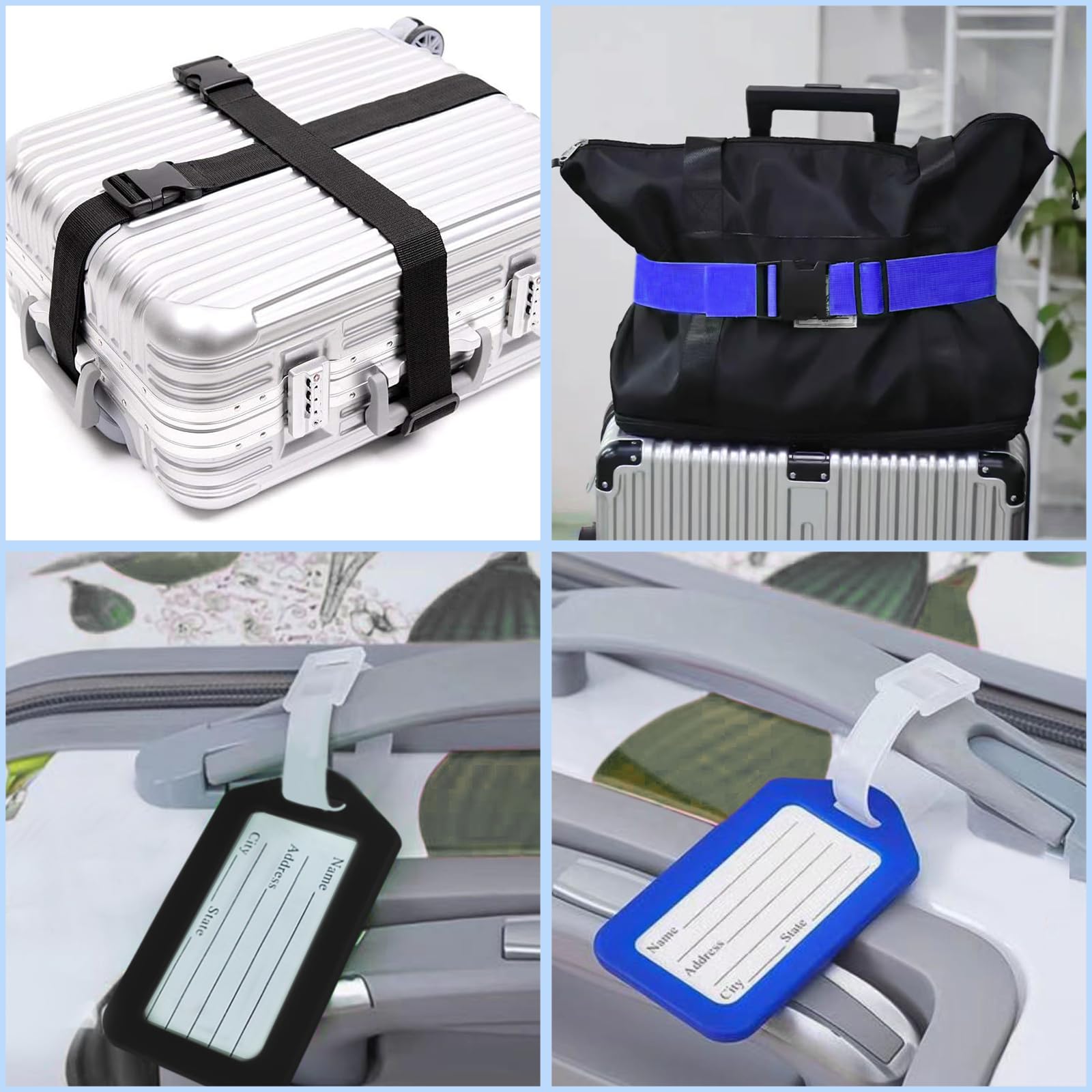 Etichette Per Bagagli Con Note Arcobaleno, In PVC, Facili Da - Foto 9