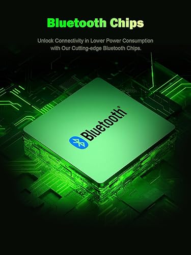 Miniatura 6 de Parlantes para computador, barra de sonido RGB dinámica, estéreo HiFi con Bluetooth 5.0 y conexión auxiliar de 3.5mm, alimentados por USB, para