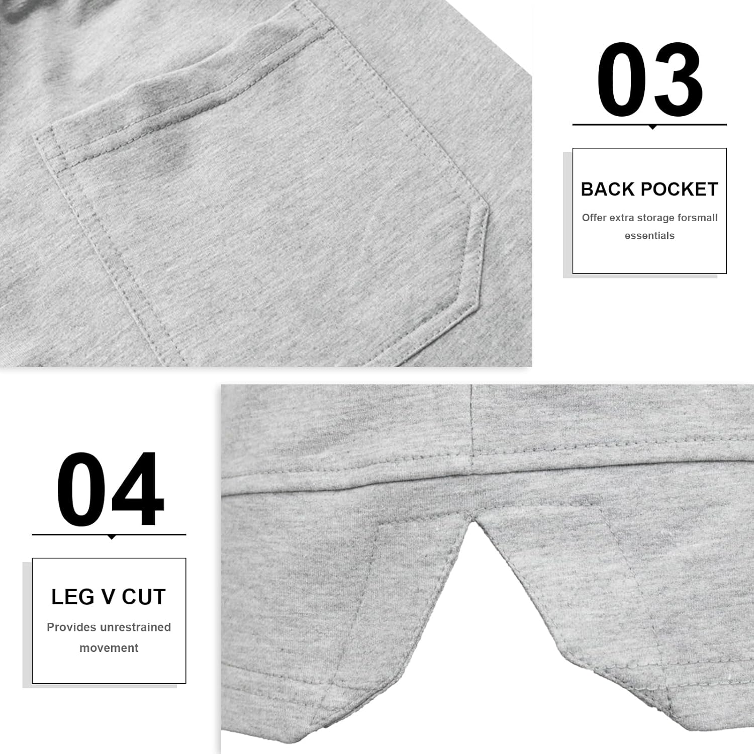 PIDOGYM Men's 5" Gym Workout Shorts,Fitted Jogging Short Pants for Bodybuilding Running Training with Zipper Pockets - Image 5