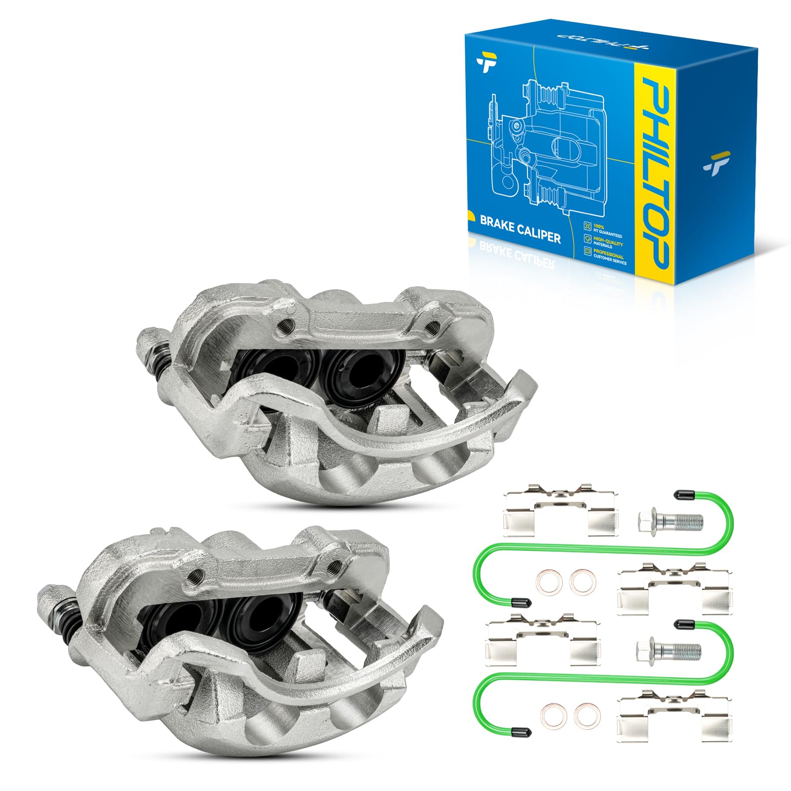 PHILTOP Brake Caliper Front Fit for 1999-2004 Nissan Frontier 2.4L