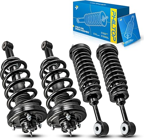 Vista 13 de PHILTOP Juego de puntales delanteros para 4Runner 2003-2023 2007-2014 FJ Cruiser 2005-2015 Tacoma 171371L/171371R - Conjunto de amortiguador