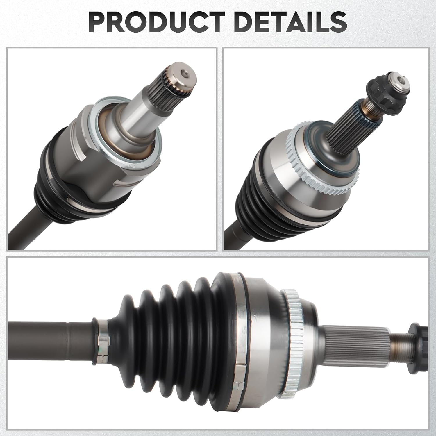 NEW Left Front CV Axle Shaft Assembly fits for Toyota Sienna 2004 2005 2006 3.3L, for Sienna 2007 2008 2009 2010 3.5L, FWD Only, Driver Side, for 66-5260