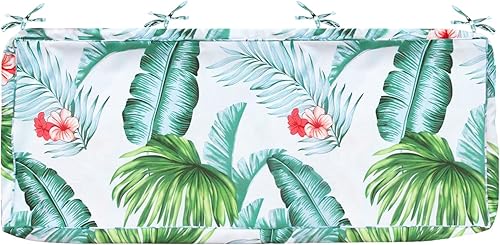 Funda de cojín para banco o columpio de patio, resistente al agua, funda de cojín de banco o sofá de exteriores, funda de cojín con cremallera (solo